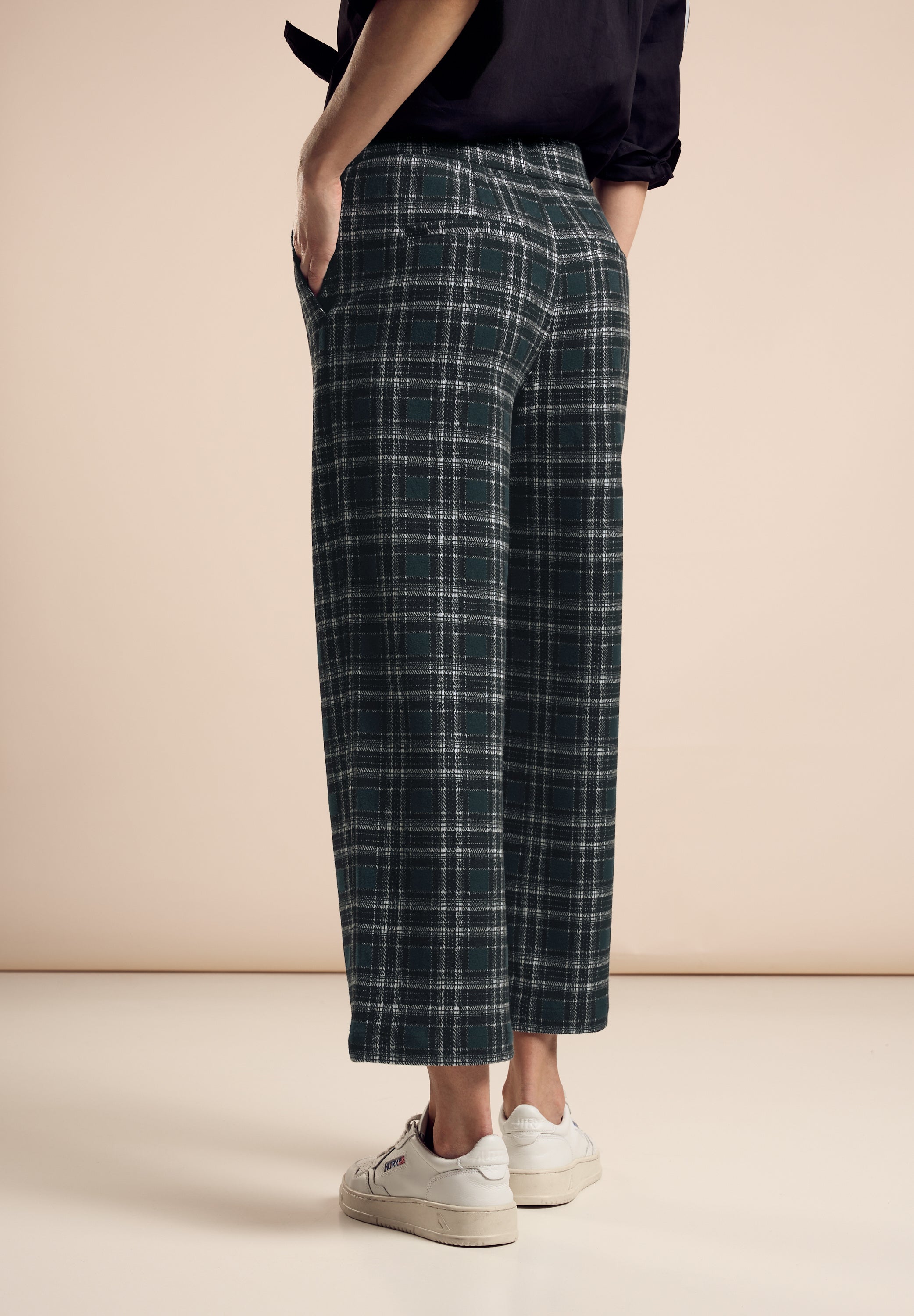 Street One Hose Casual Fit Damen High Waist Straight Legs