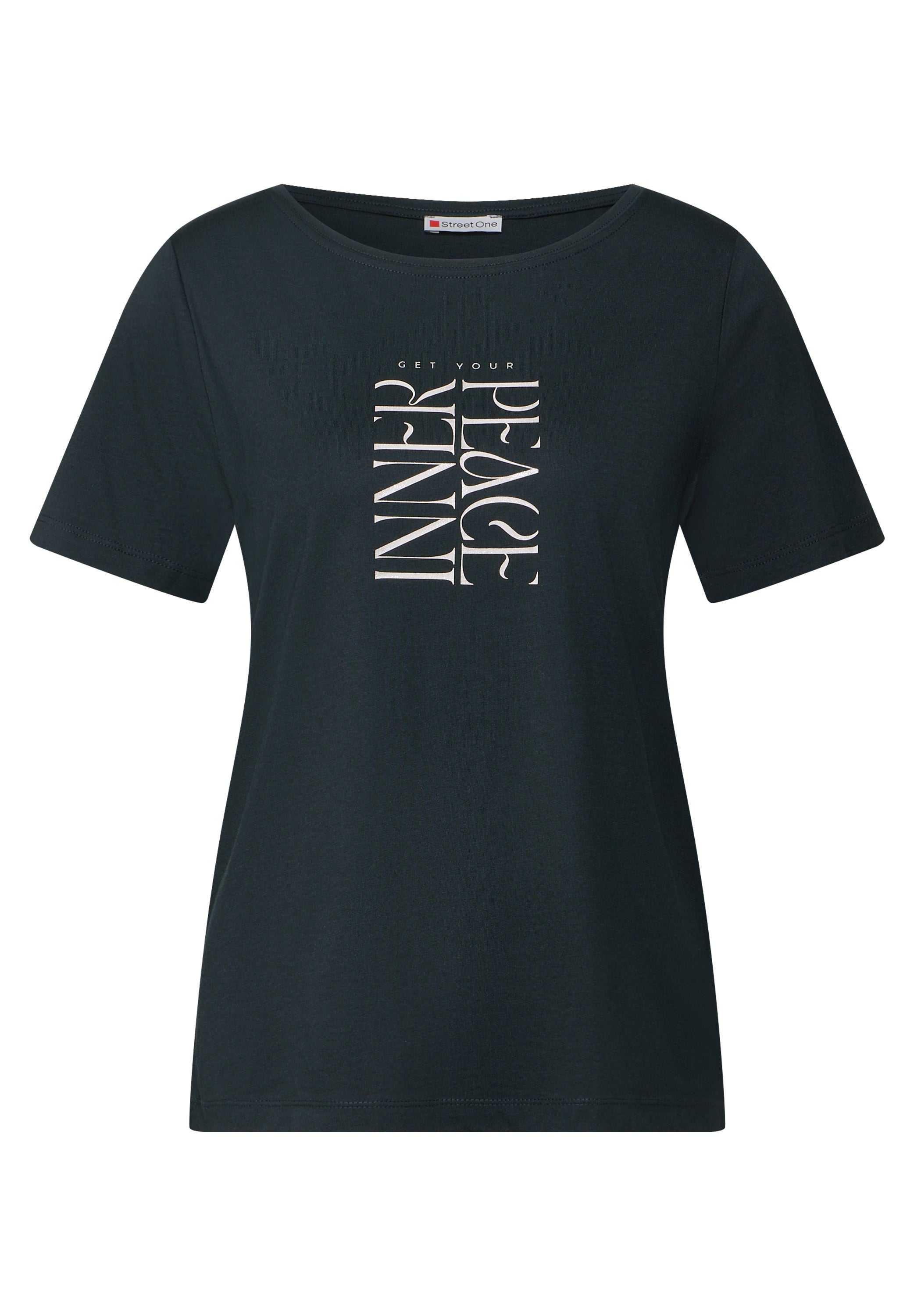 Street One T-Shirt Damen Modernes Wording Print Komfortabel