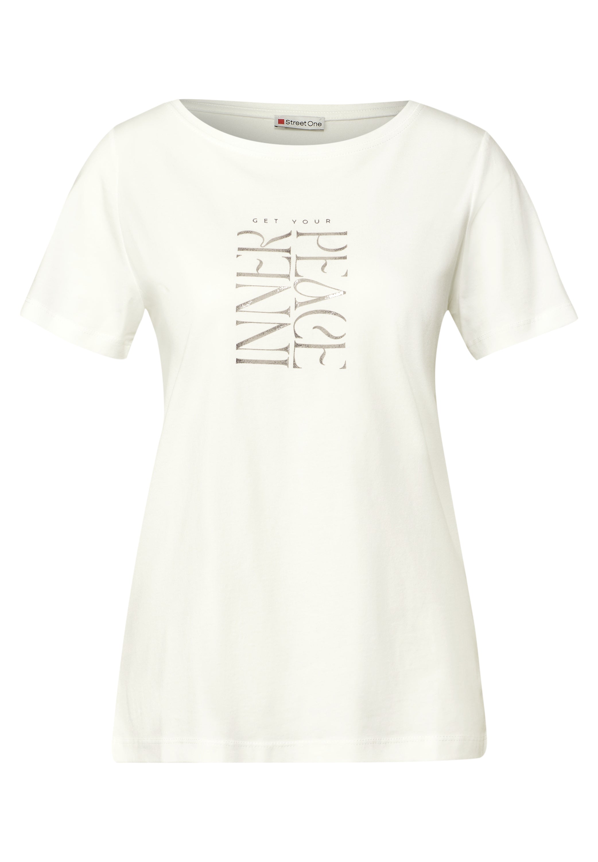 Street One T-Shirt Damen Modernes Wording Print Komfortabel