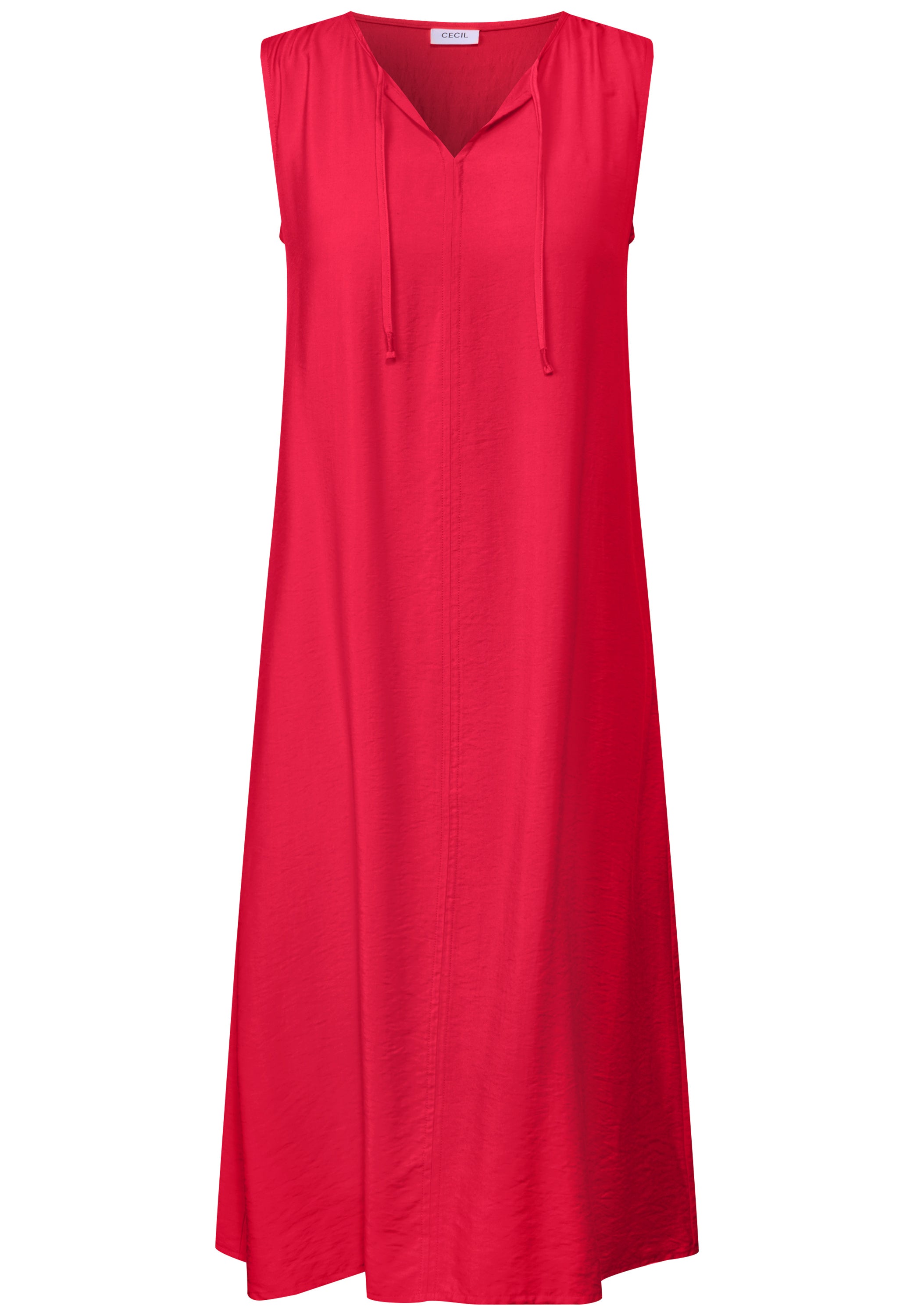 CECIL Midi-Kleid Damen Schlitz Ausschnitt Luftig