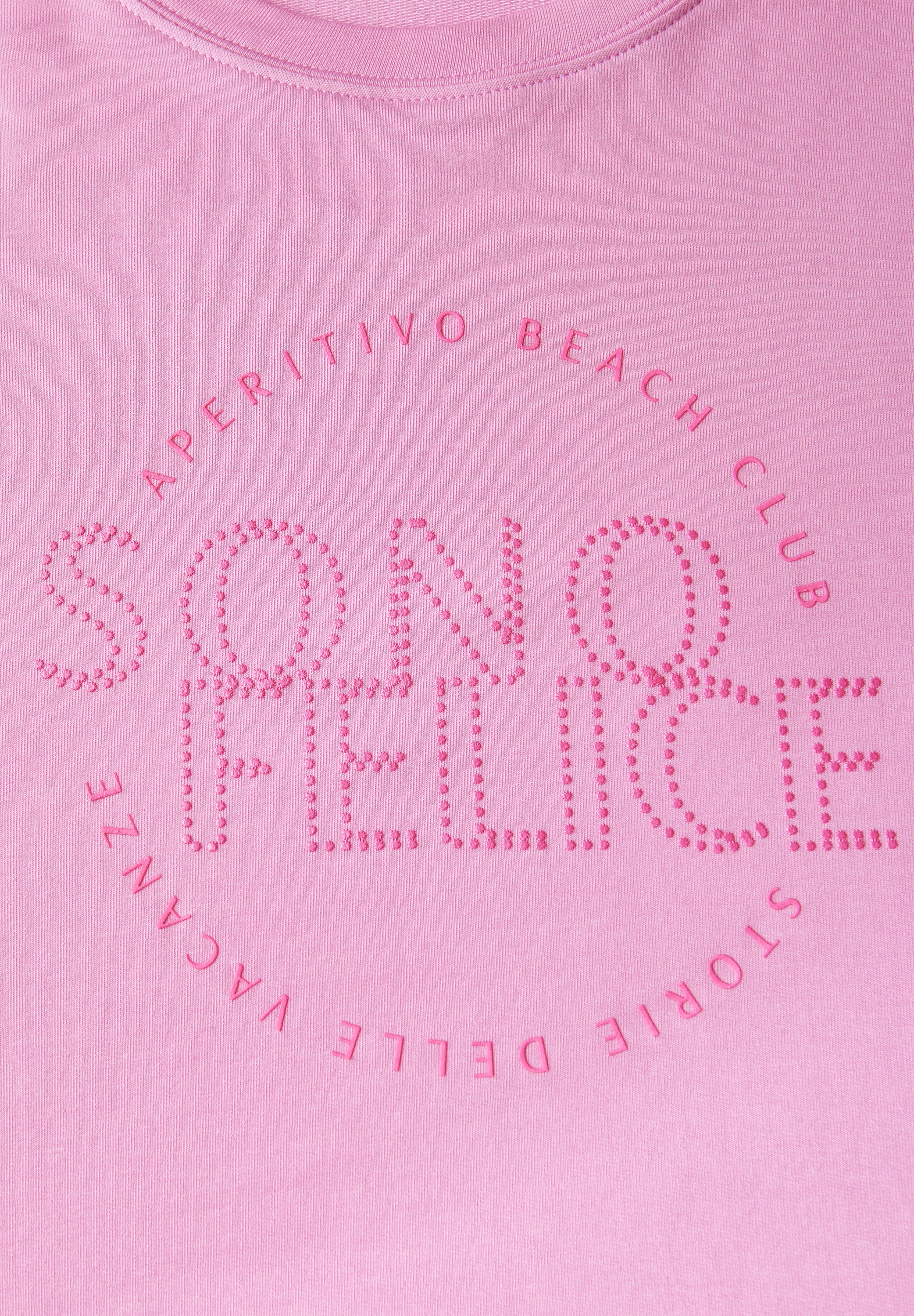 CECIL Shirt Damen Wording Artwork Sommerlicher Look