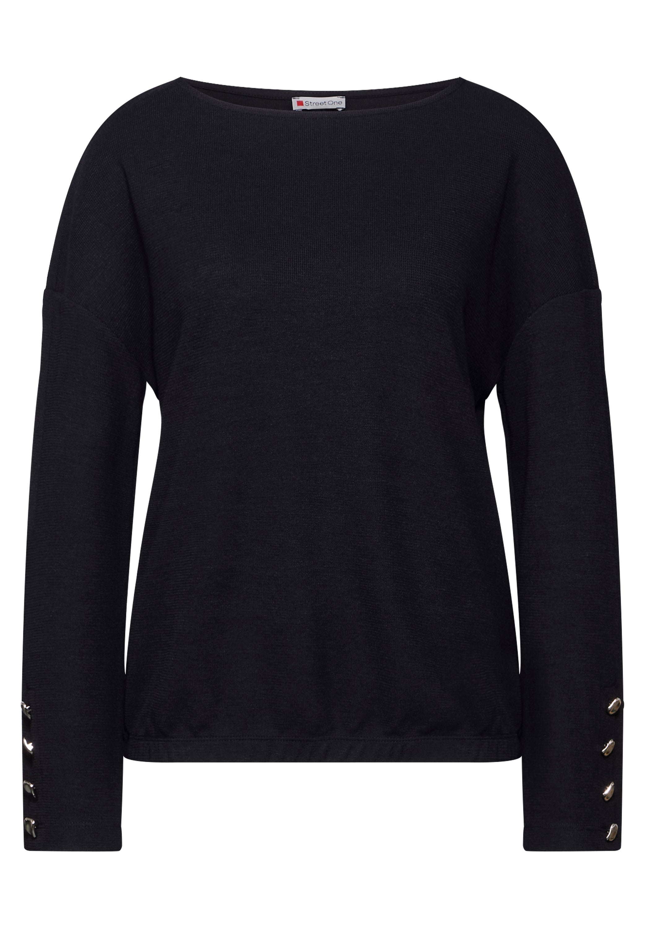 Street One Shirt mit Knopfdetail Damen Femininer Look