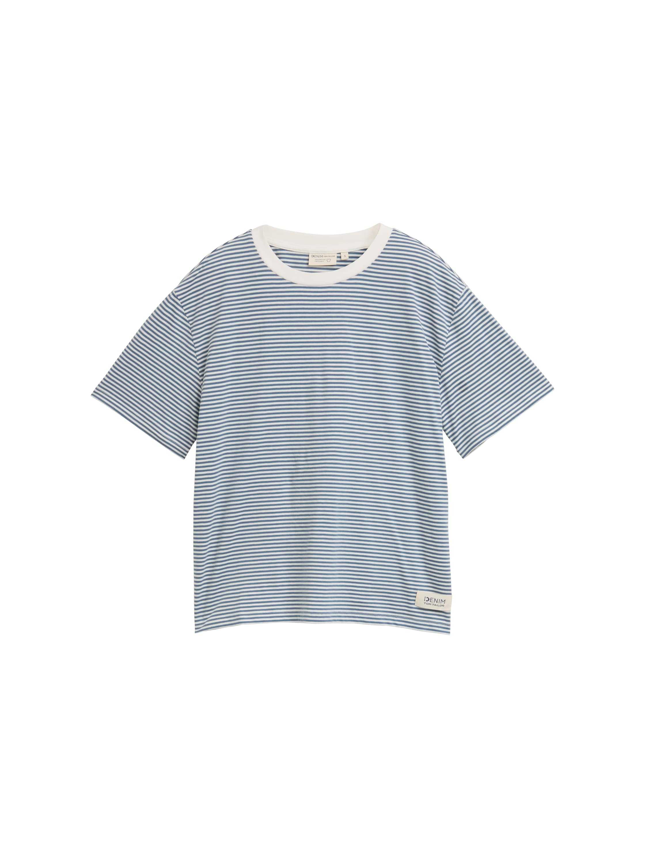 Tom Tailor Denim Boxy Fit T-Shirt Unisex Lockere Passform