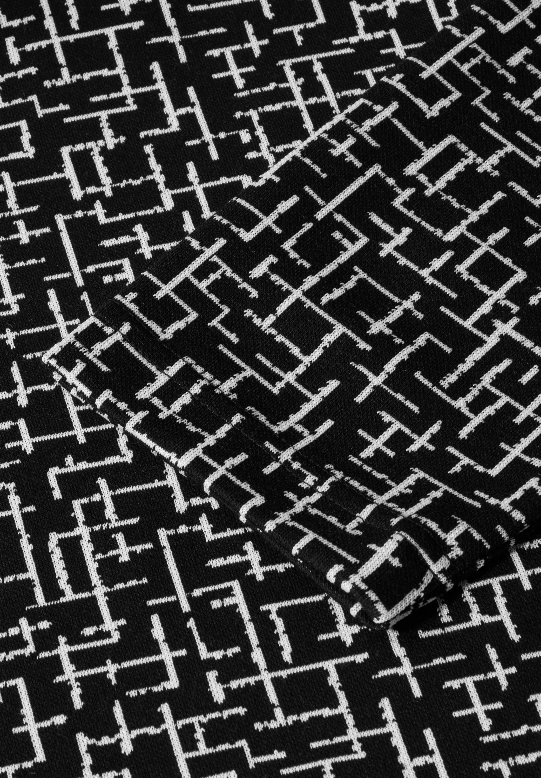 Street One T-Shirt-Kleid Damen Gemustert Langarm Stretch