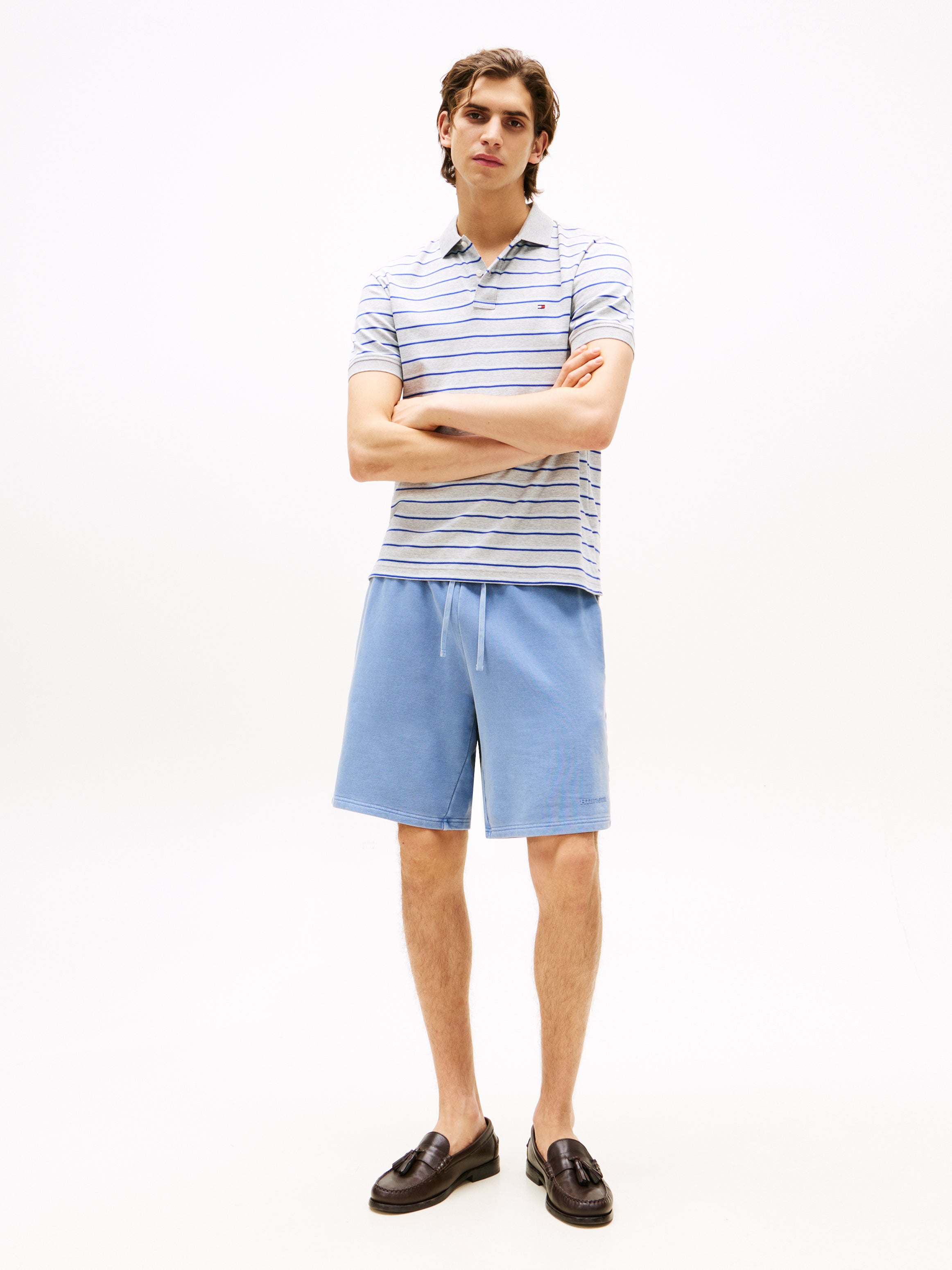 GMD SWEATSHORT Herren brisk blue