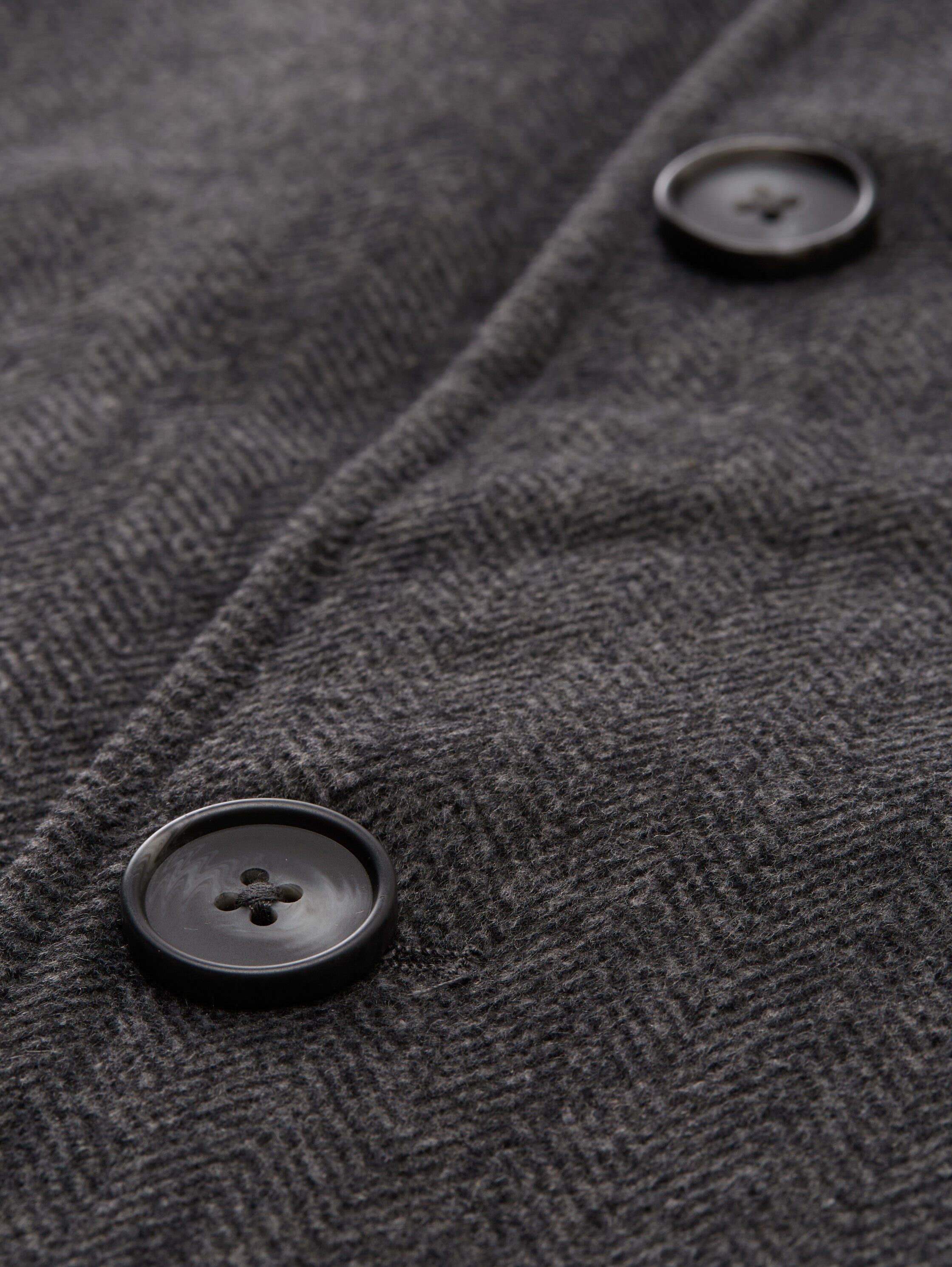 2-in-1 Mantel mit Wolle