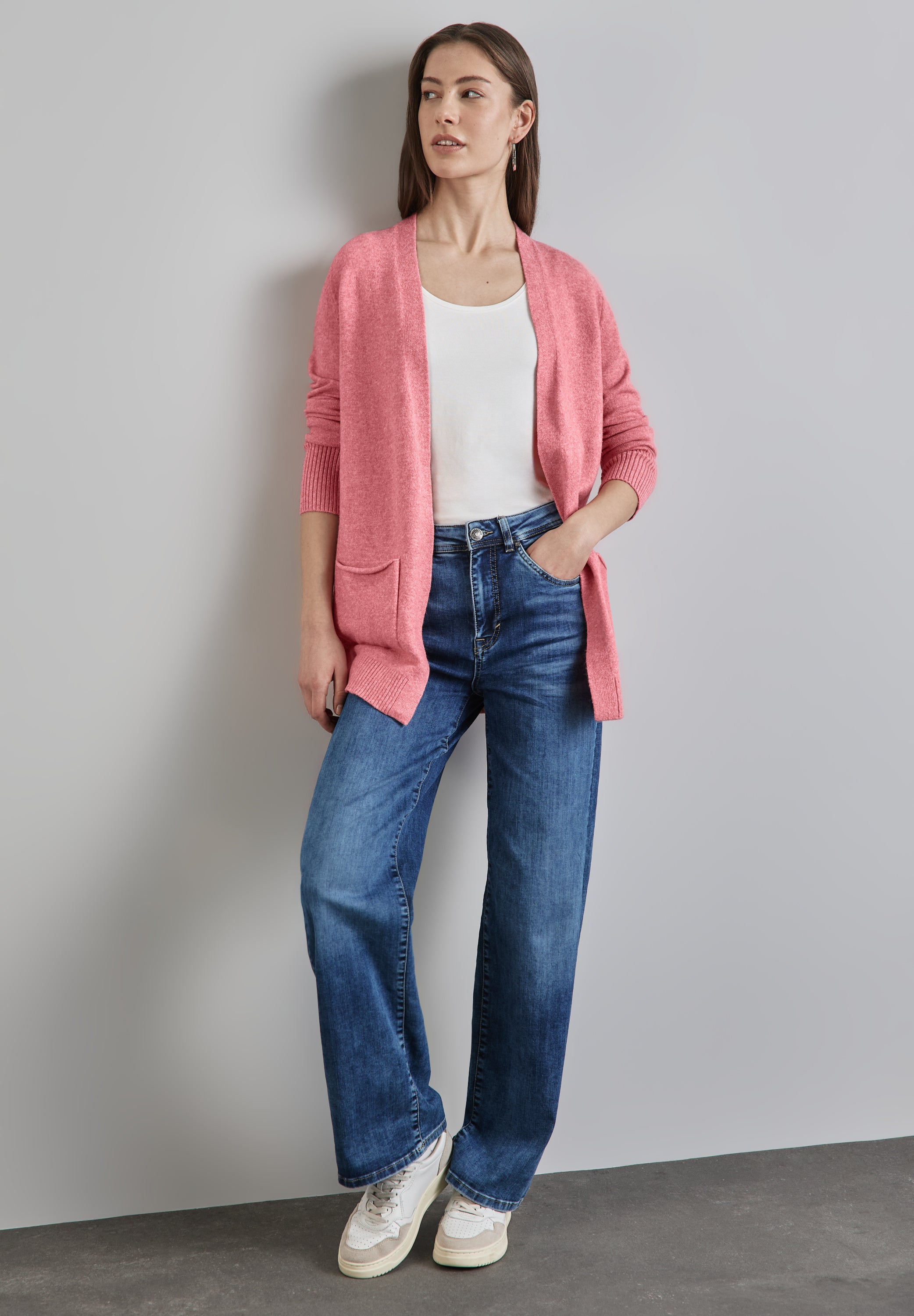 Street One Strickcardigan Damen Offener Cardigan Gemütlicher Allrounder