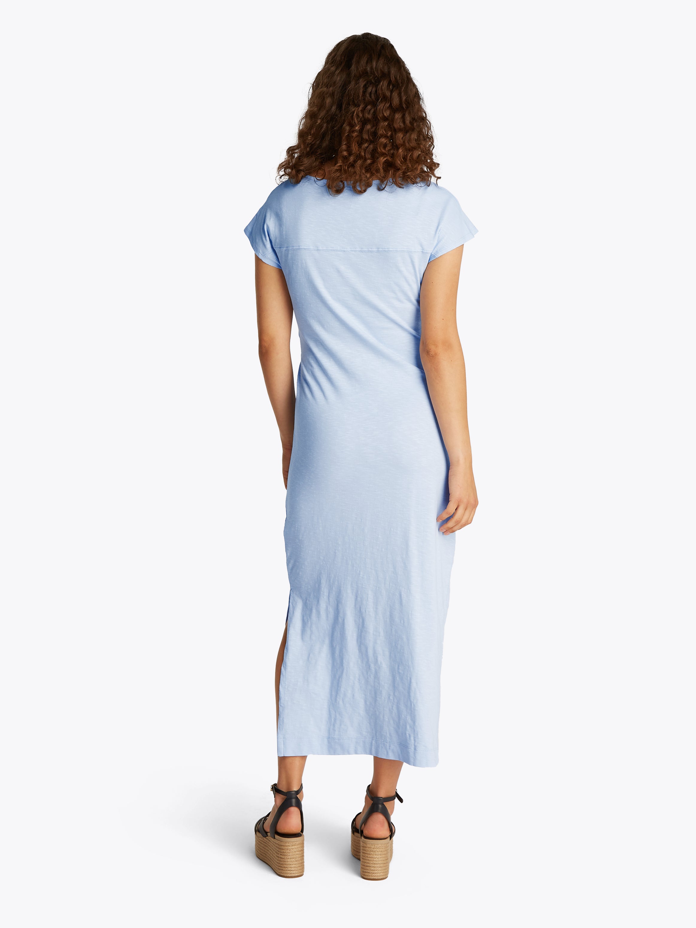 THEUR KNOT BOAT-NK MIDI DRESS SS Damen breezy blue