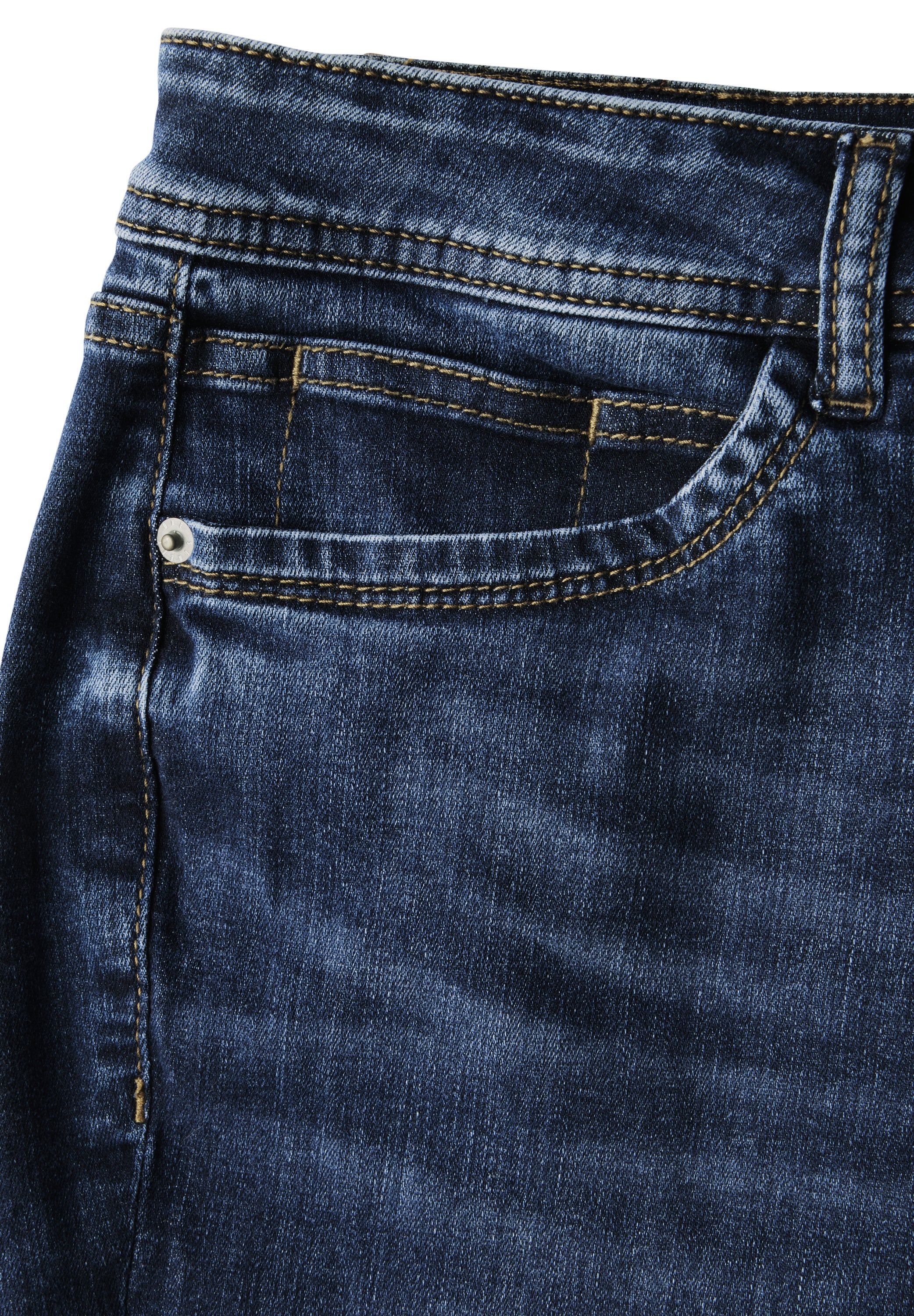 Street One Casual Fit Jeans Damen Slim Legs Mid Waist Baumwollmix
