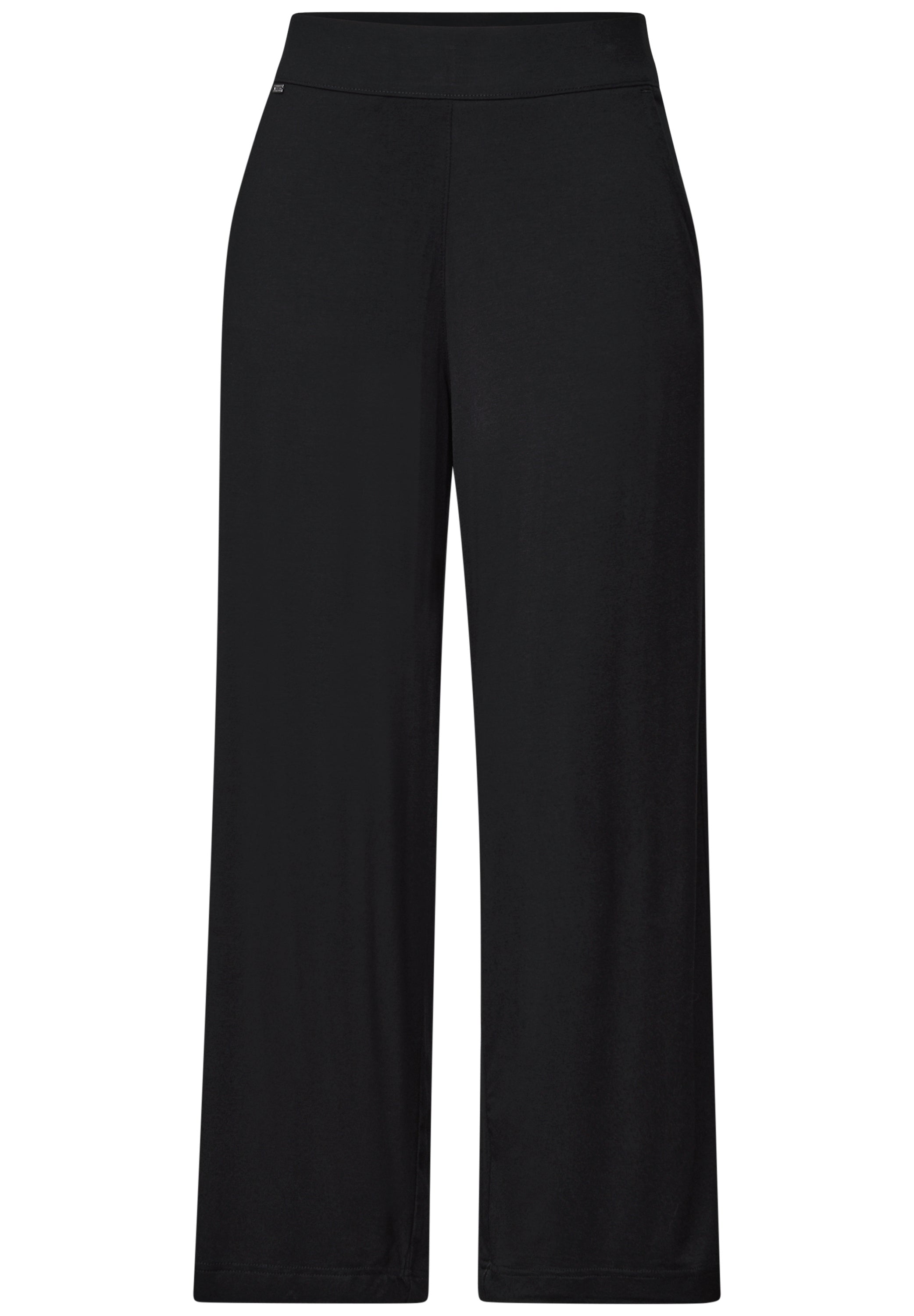 Street One Emee Wide Leg Jersey-Hose Damen Sommerhose High Waist Loose Fit