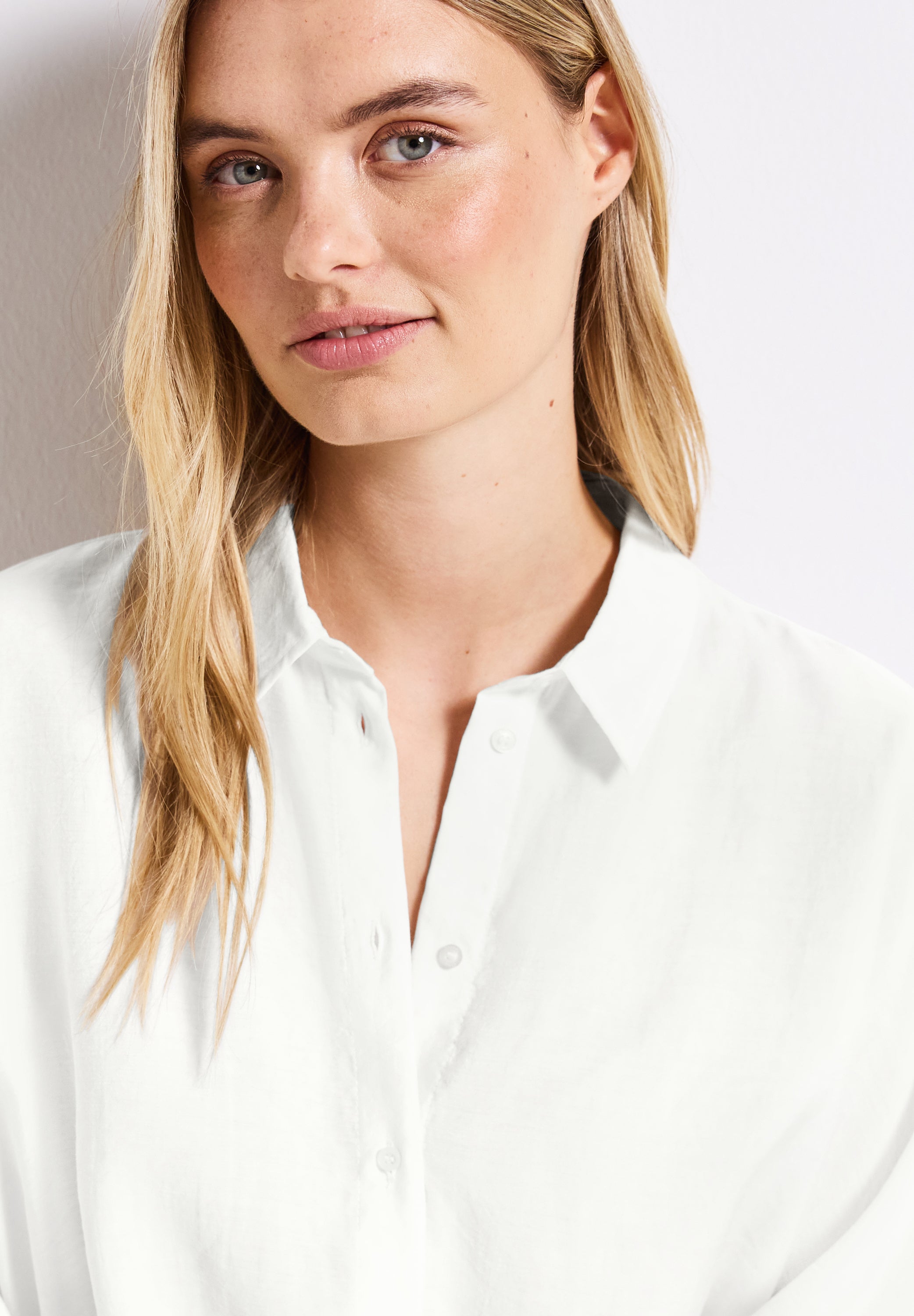 Street One Dolman Hemdbluse Damen Elegante Kurzarmbluse