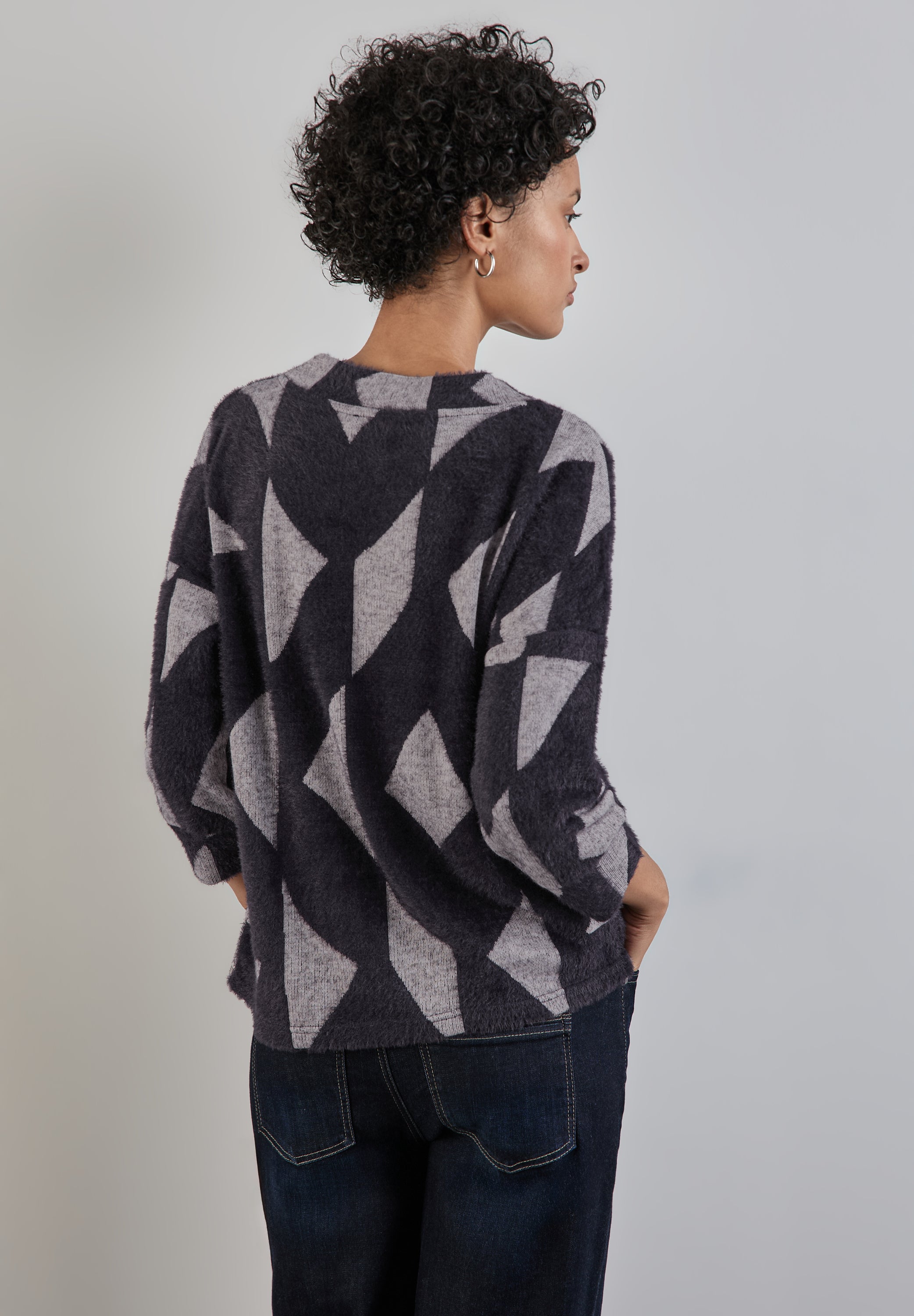 Street One Damenshirt Turtleneck 3/4-Arm Besonders Weich