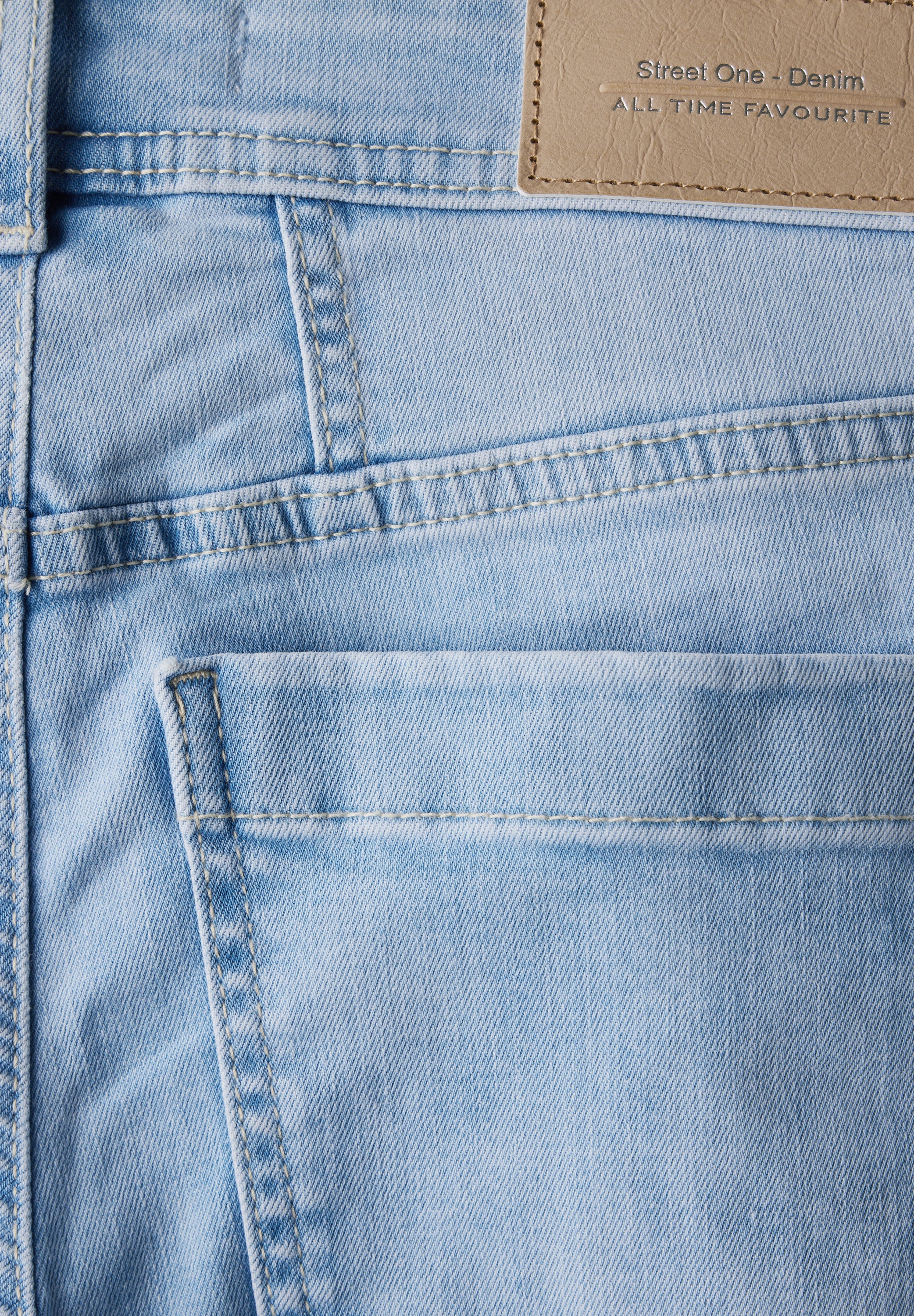 Street One Slim Fit Jeans Damen Mid Waist Slim Legs Stretchanteil