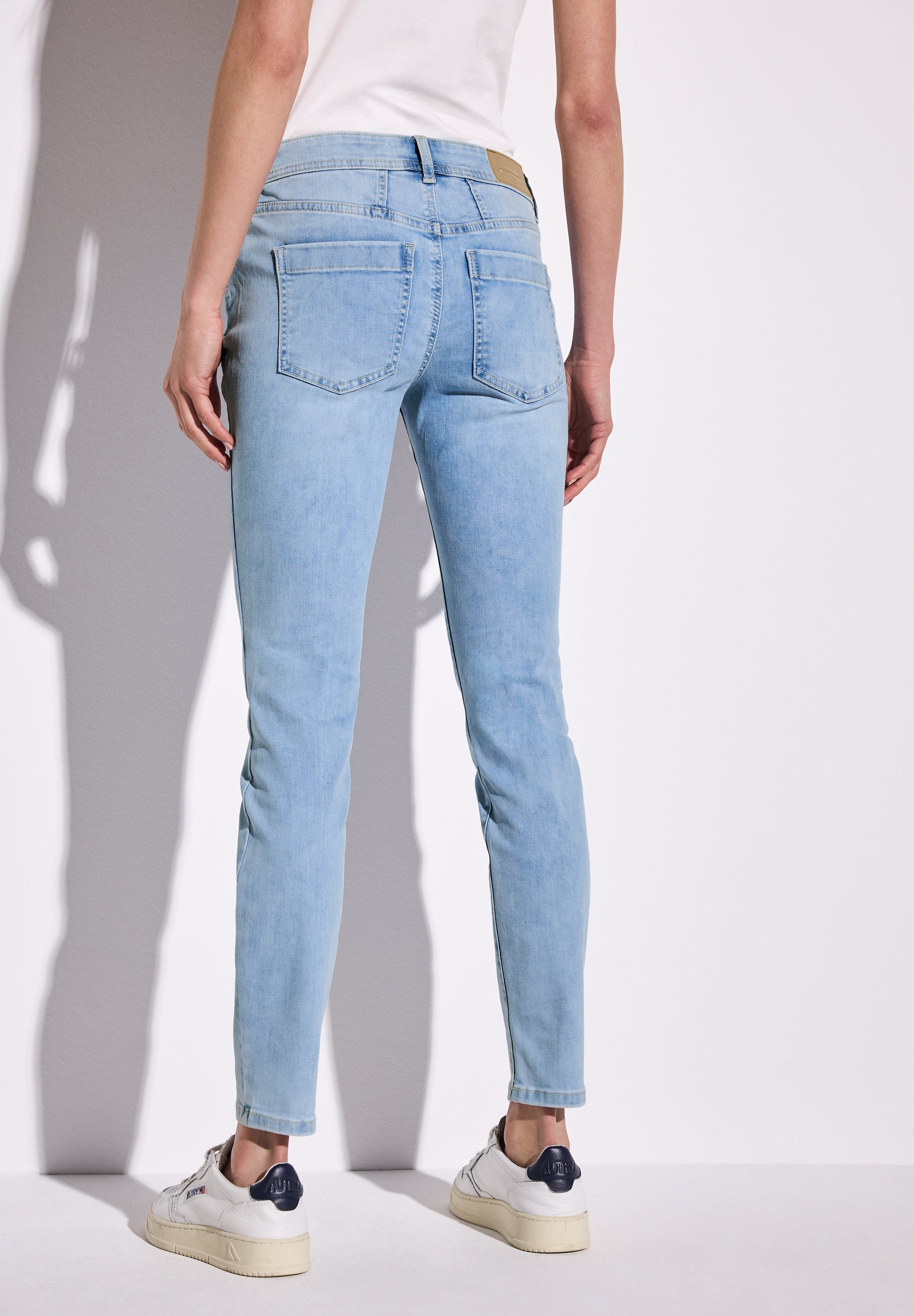 Street One Slim Fit Jeans Damen Mid Waist Slim Legs Stretchanteil