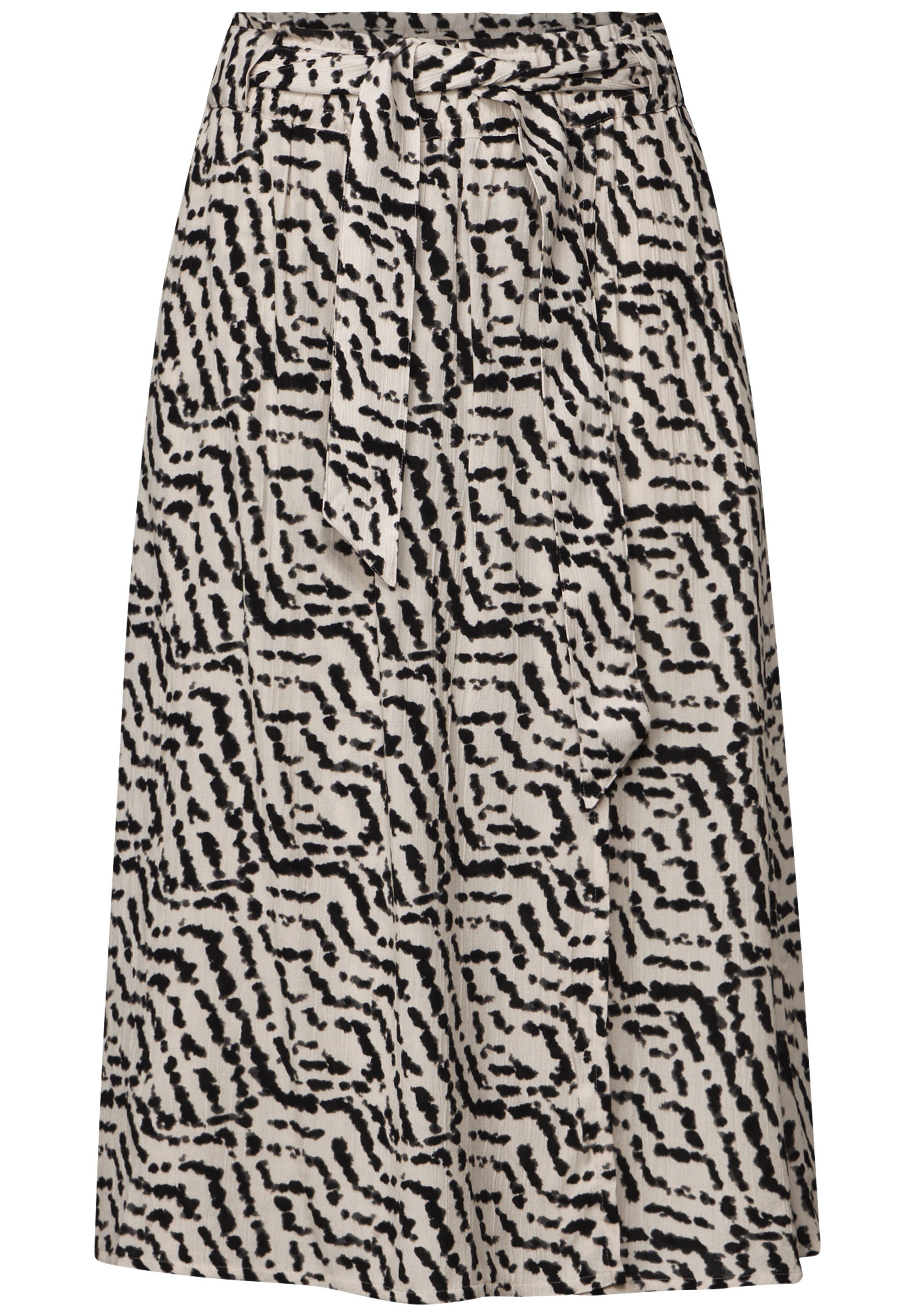 Street One Midi Paperbag Rock Damen bequemer Wickel-Style