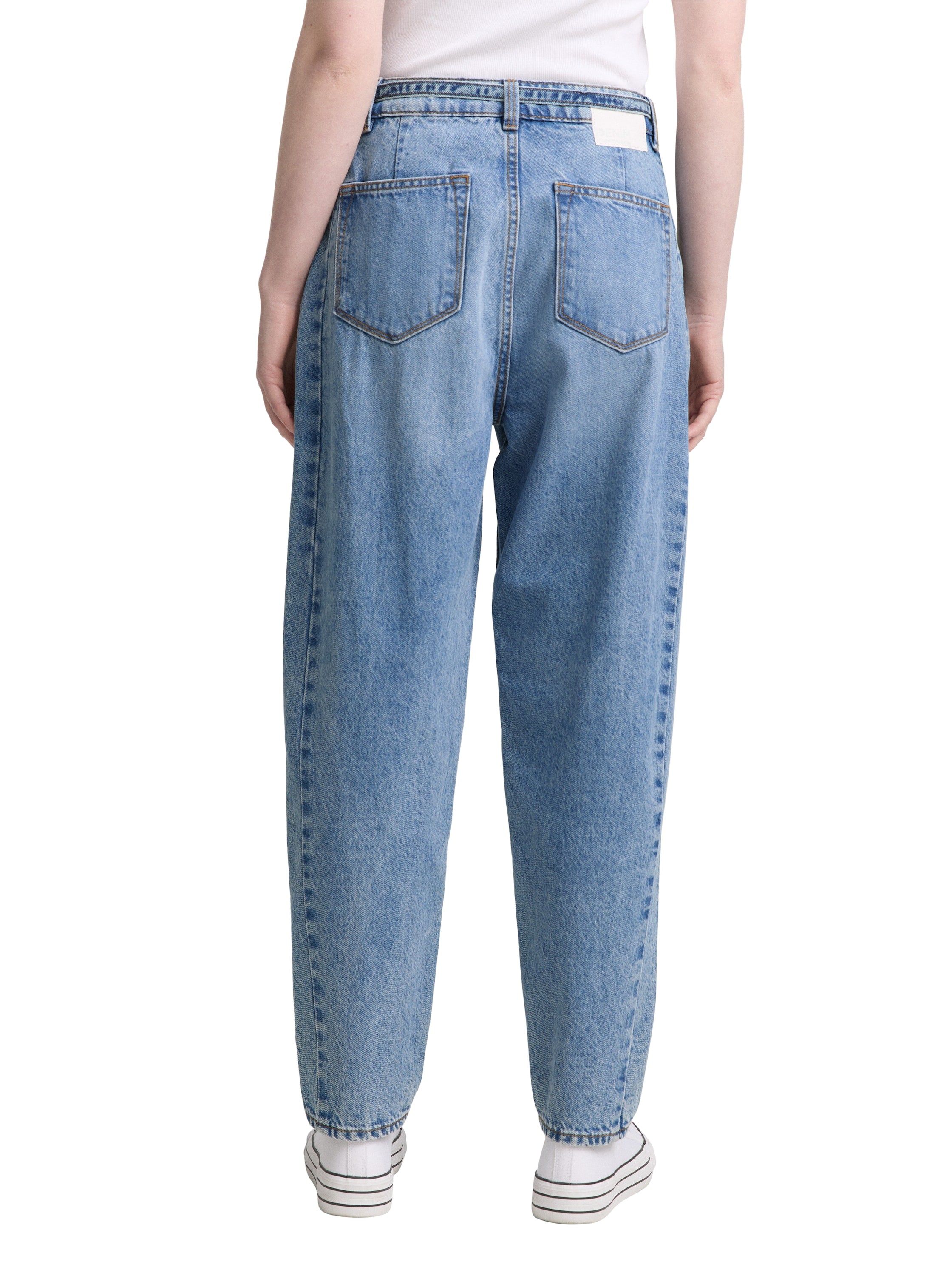 Tom Tailor Denim High Waist Jeanshose mit Gürtel für Damen