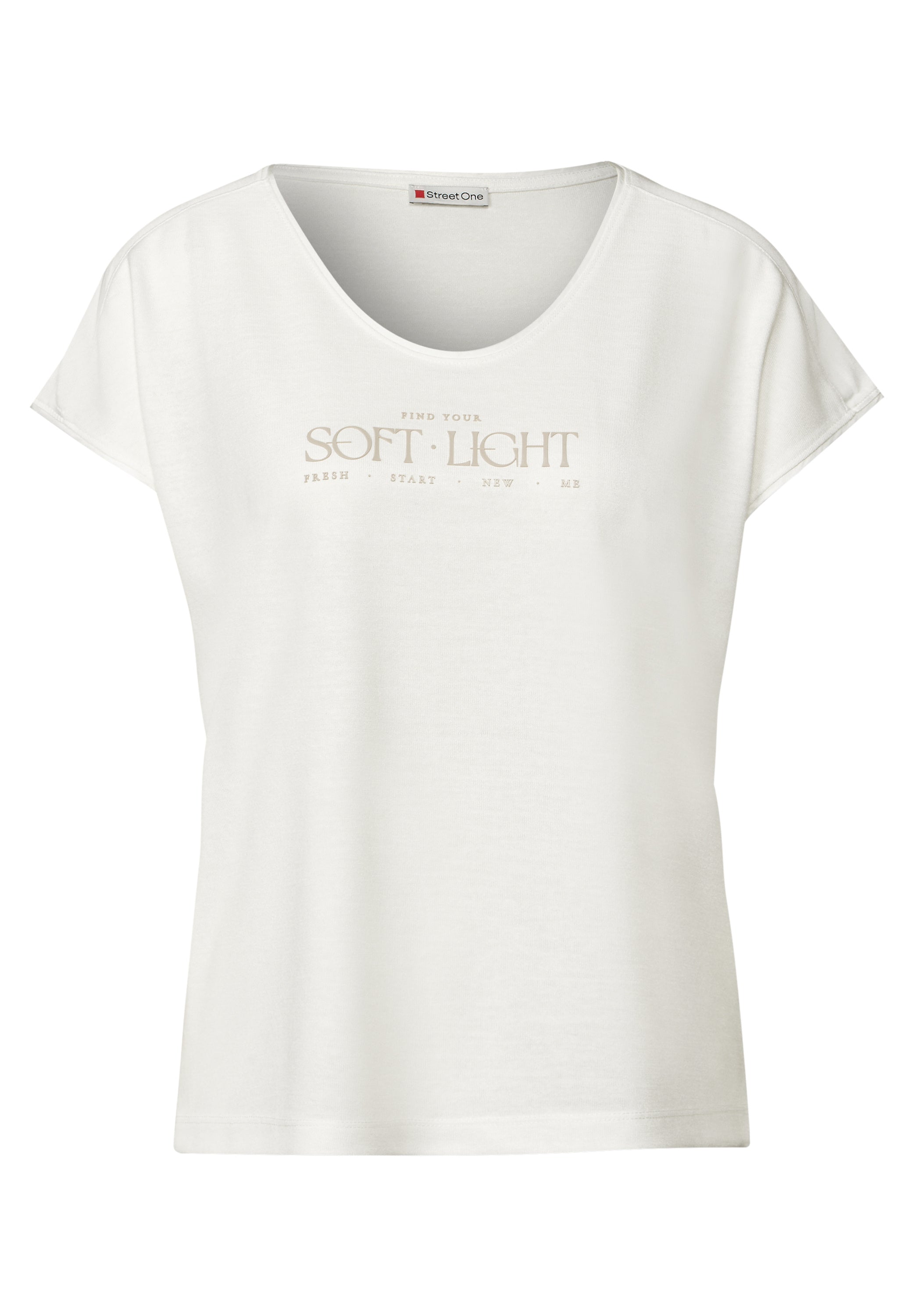 Street One Shirt Damen entspannte Passform angenehmer Materialmix