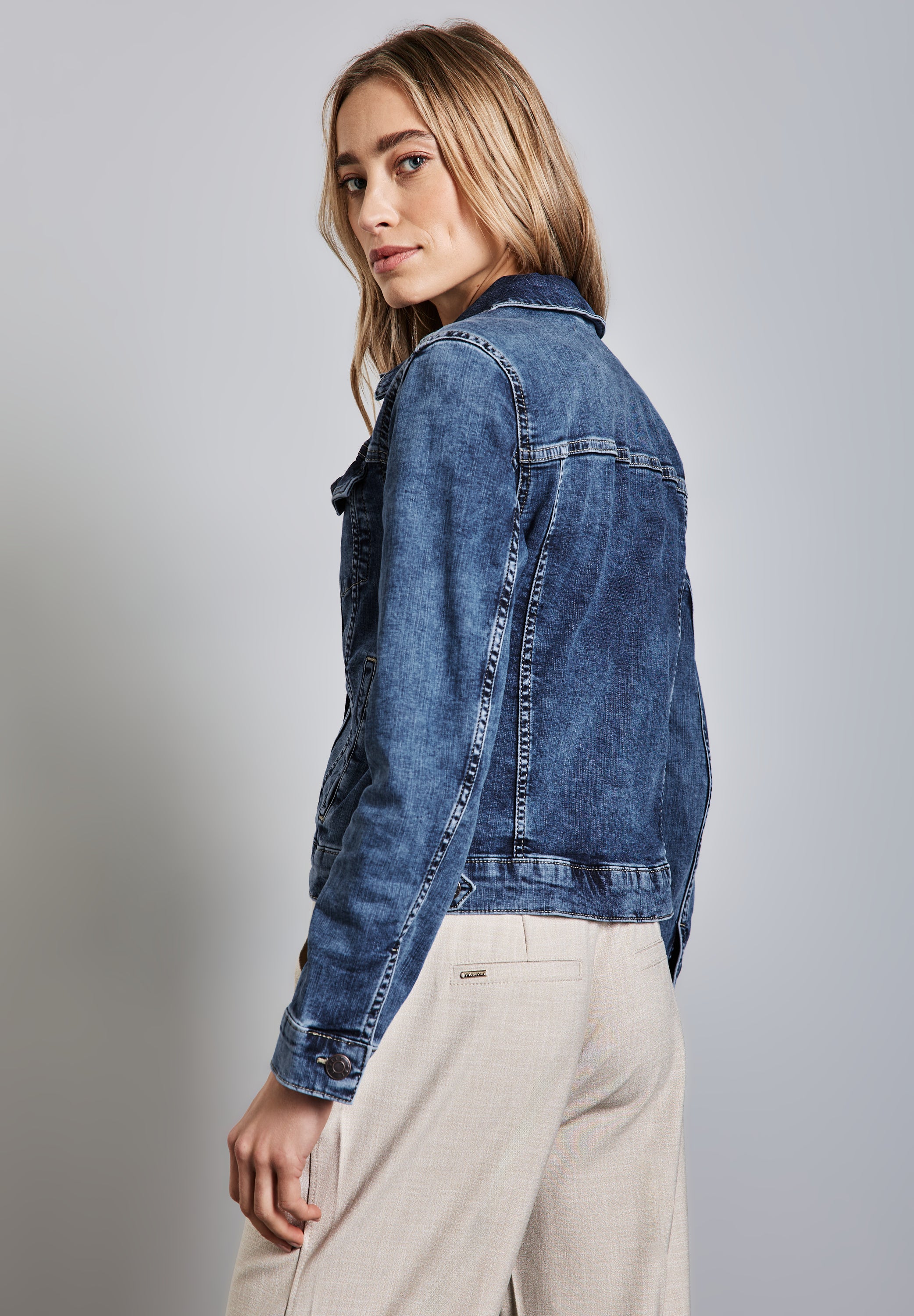 Street One Denim Jacke Damen Klassisch Bequem