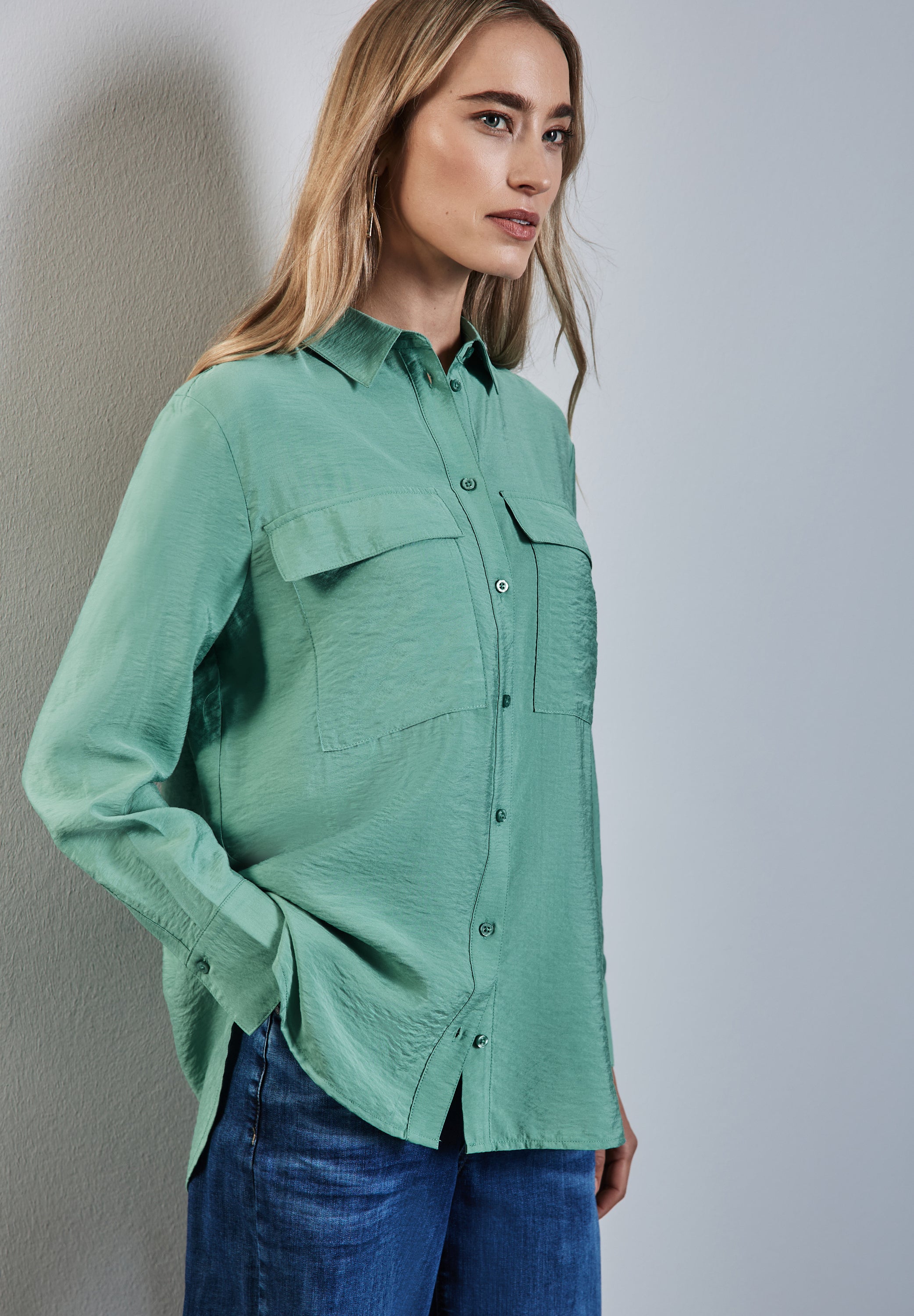 Street One Hemdbluse Damen Klassischer Stil