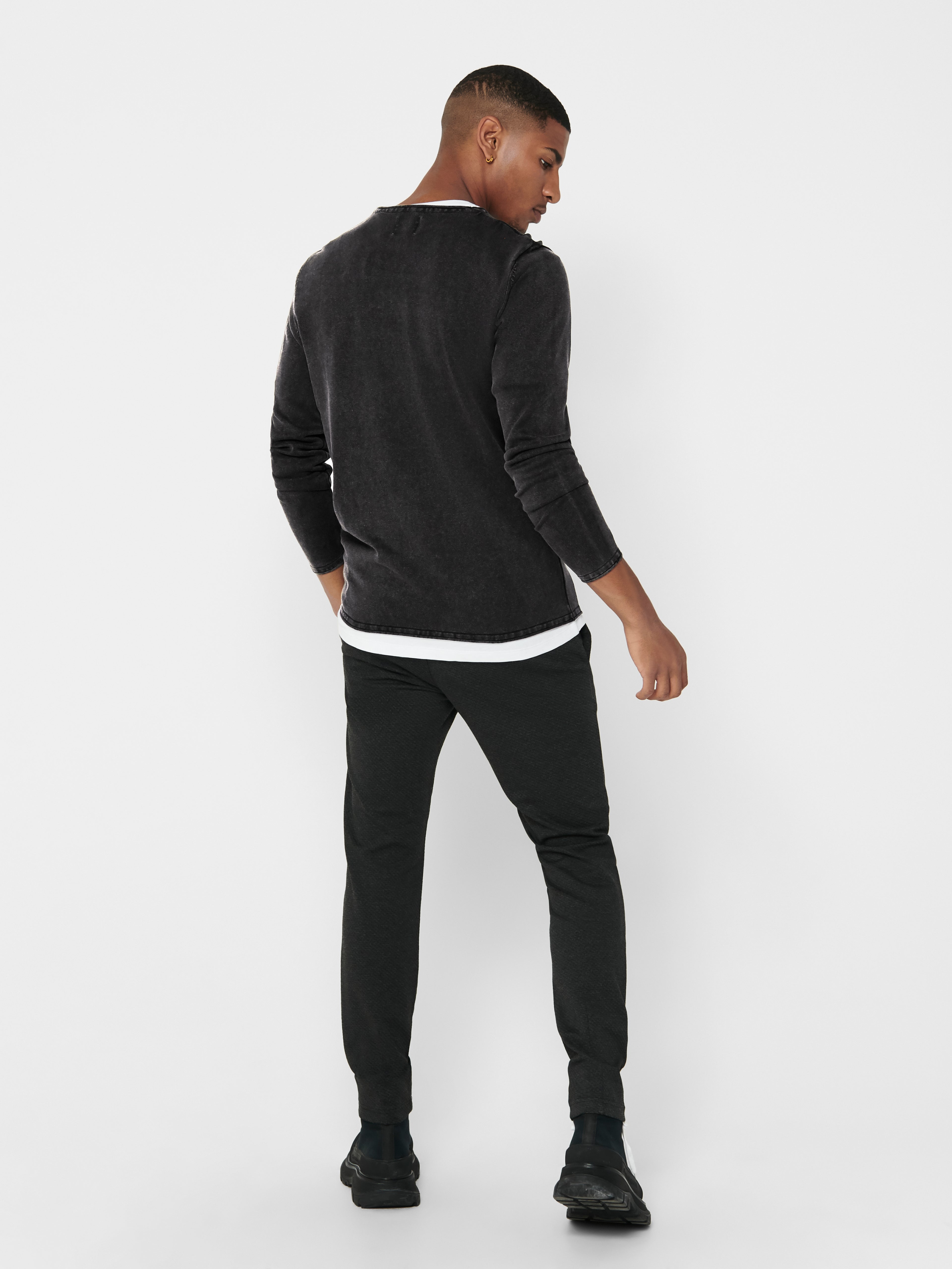 Bestseller Strickpullover Herren Klassisch Elegant