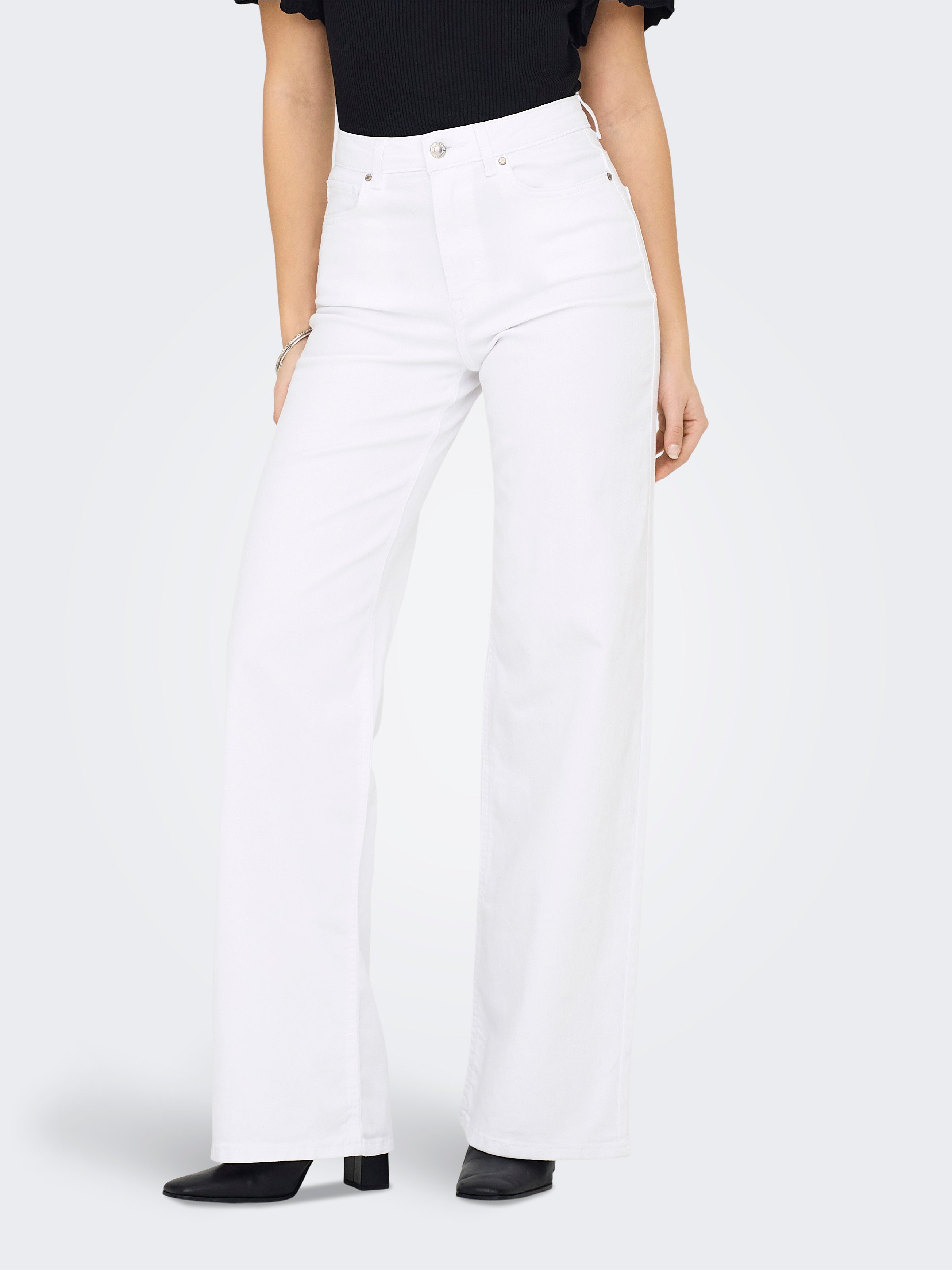 Bestseller Wide Fit Jeans Damen Bequeme Hohe Taille