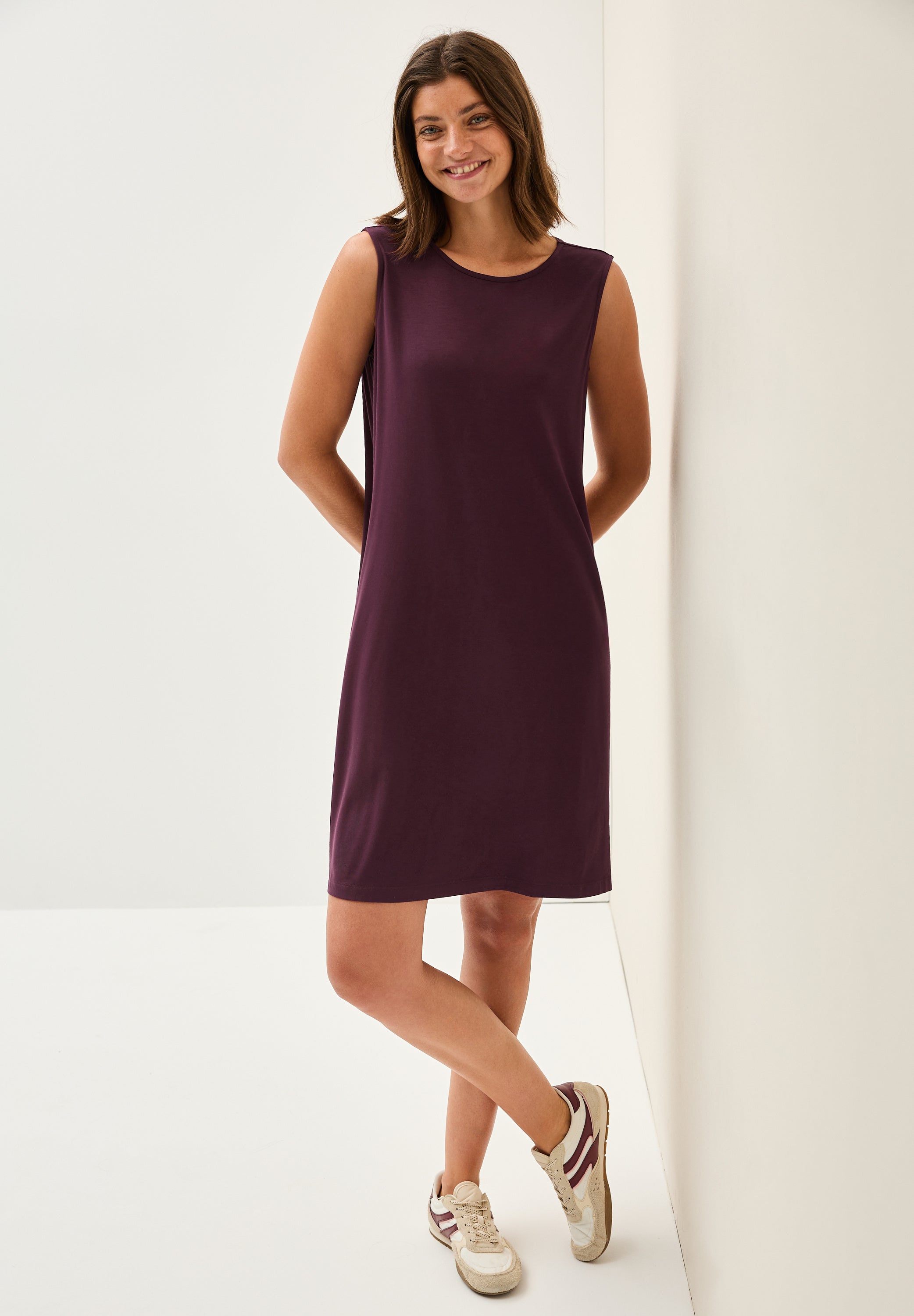 CECIL Jersey-Kleid Damen Ärmellos Luftig