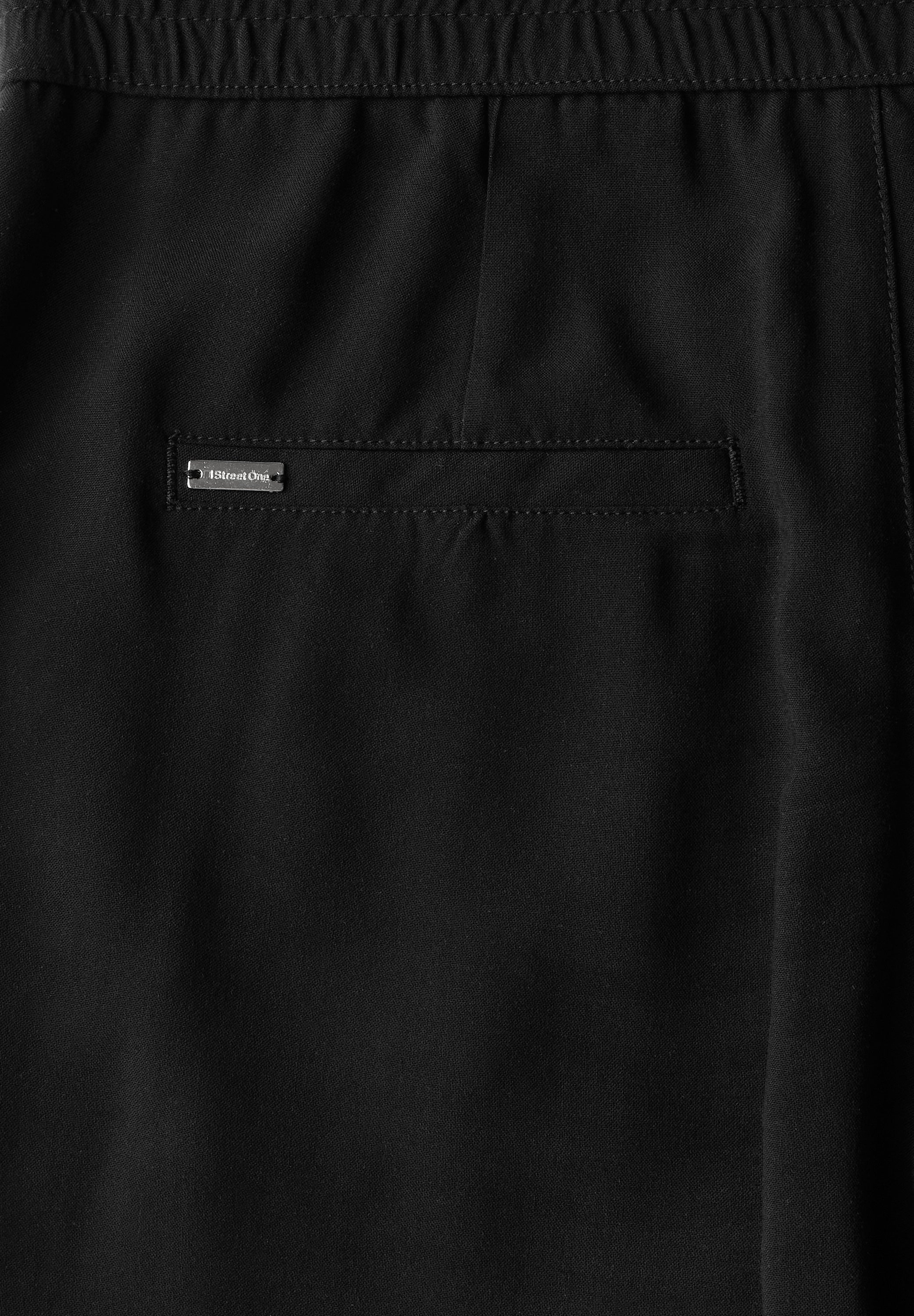 Street One Wide Leg Hose Damen Loose Fit High Waist Viskose