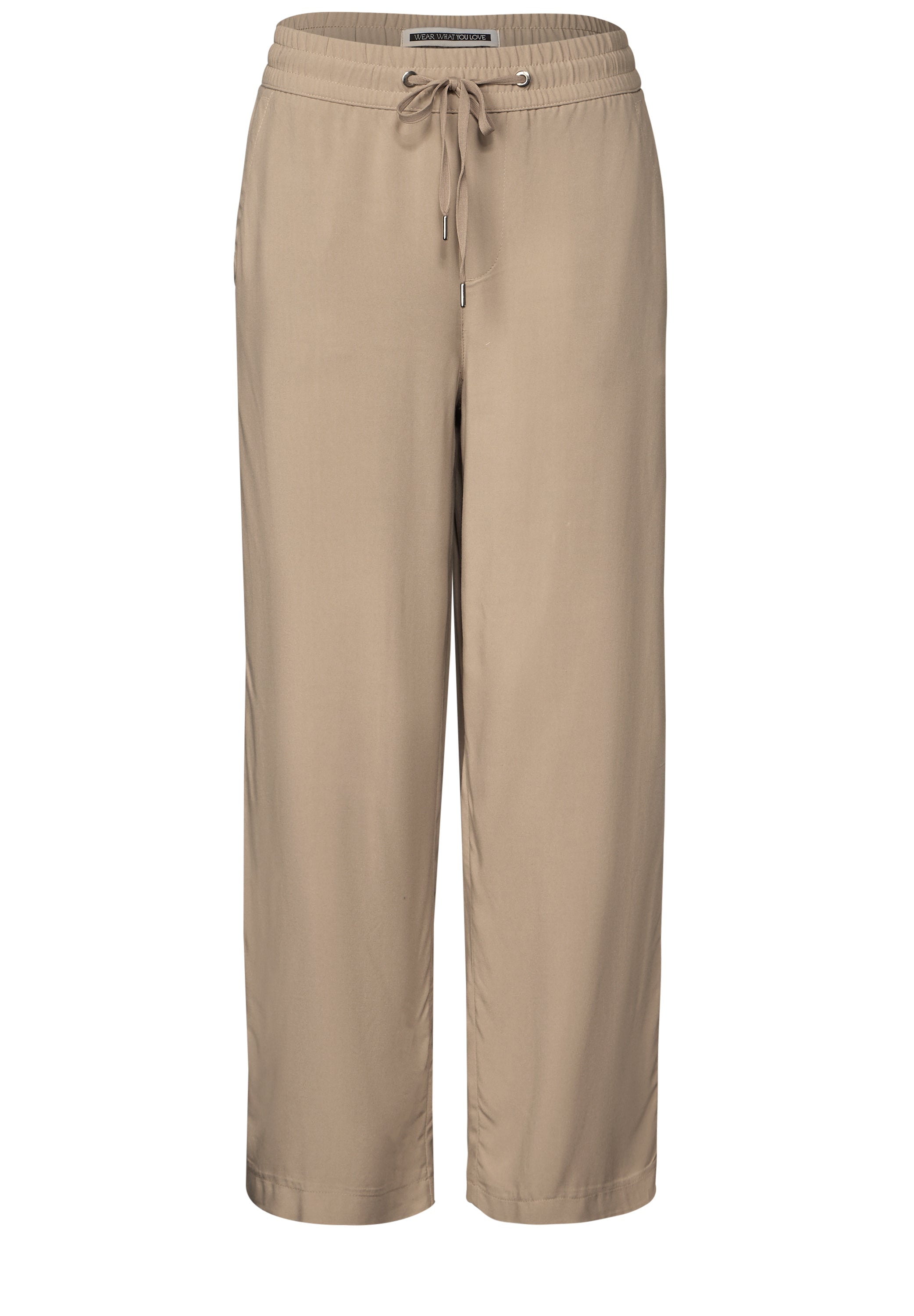 Street One Wide Leg Hose Damen Loose Fit High Waist Viskose