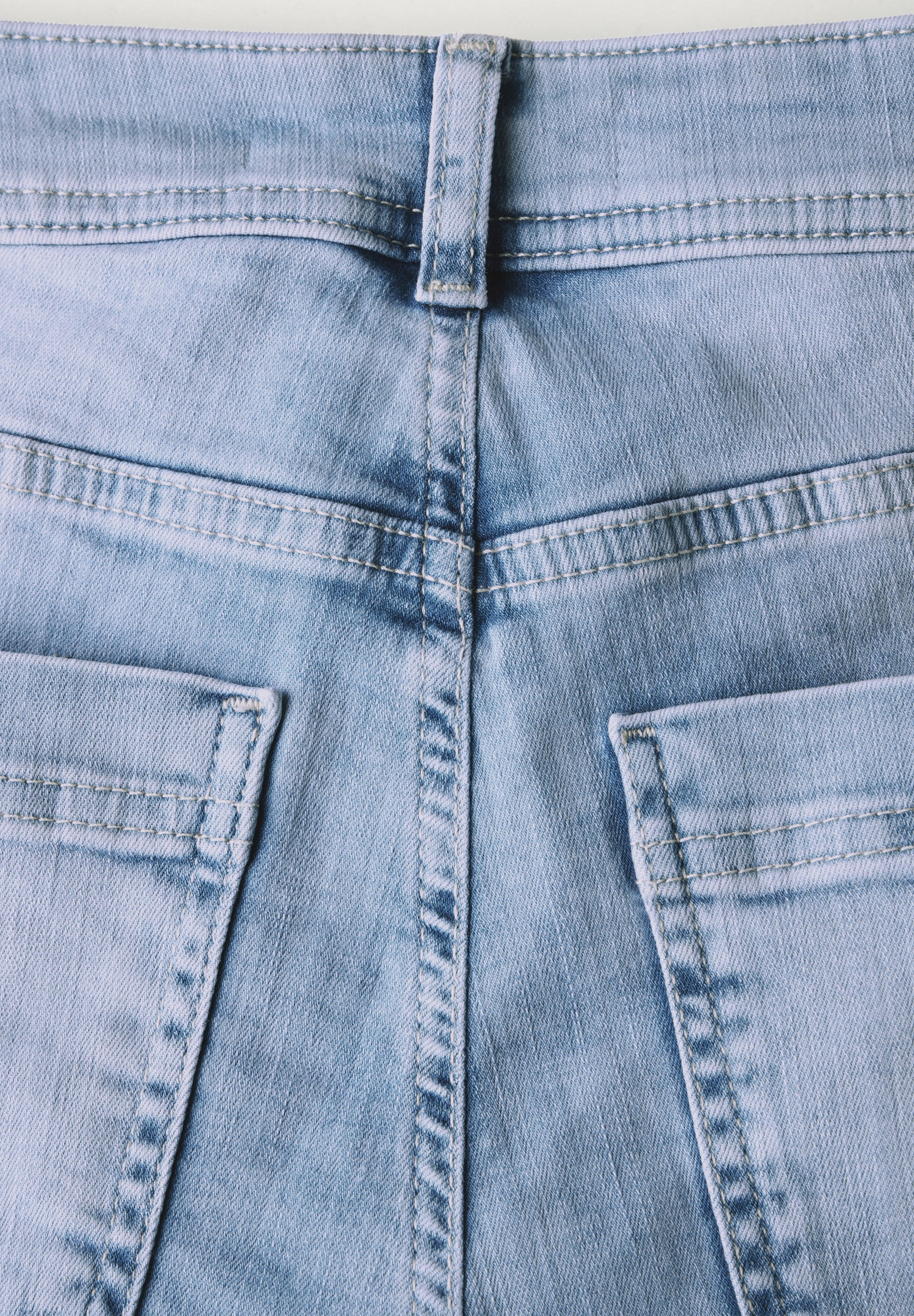 Street One Damen 7/8-Jeans Casual Fit Slim Legs Mid Waist Bleached
