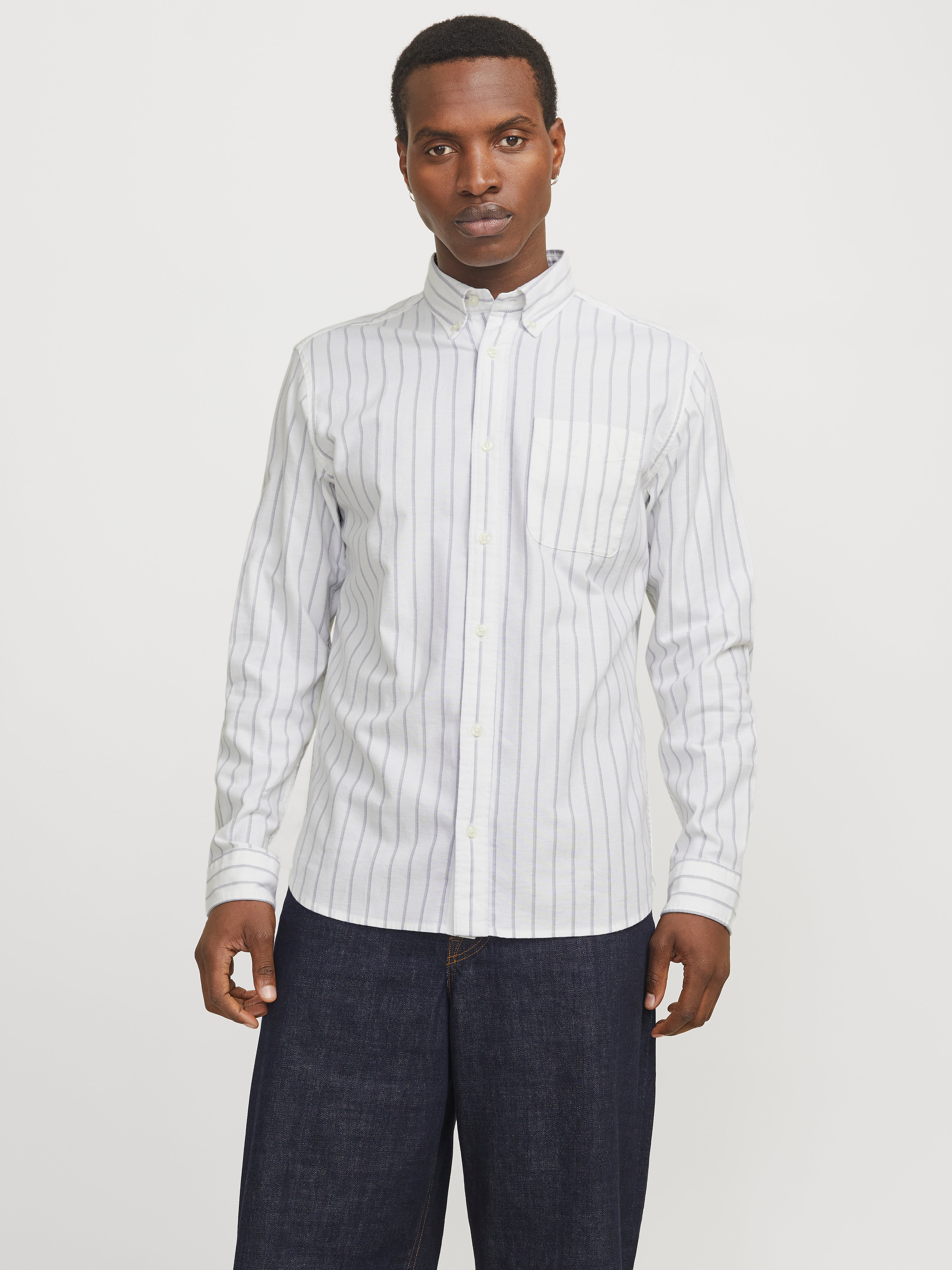 Bestseller Oxford Oberhemd Slim Fit für Erwachsene