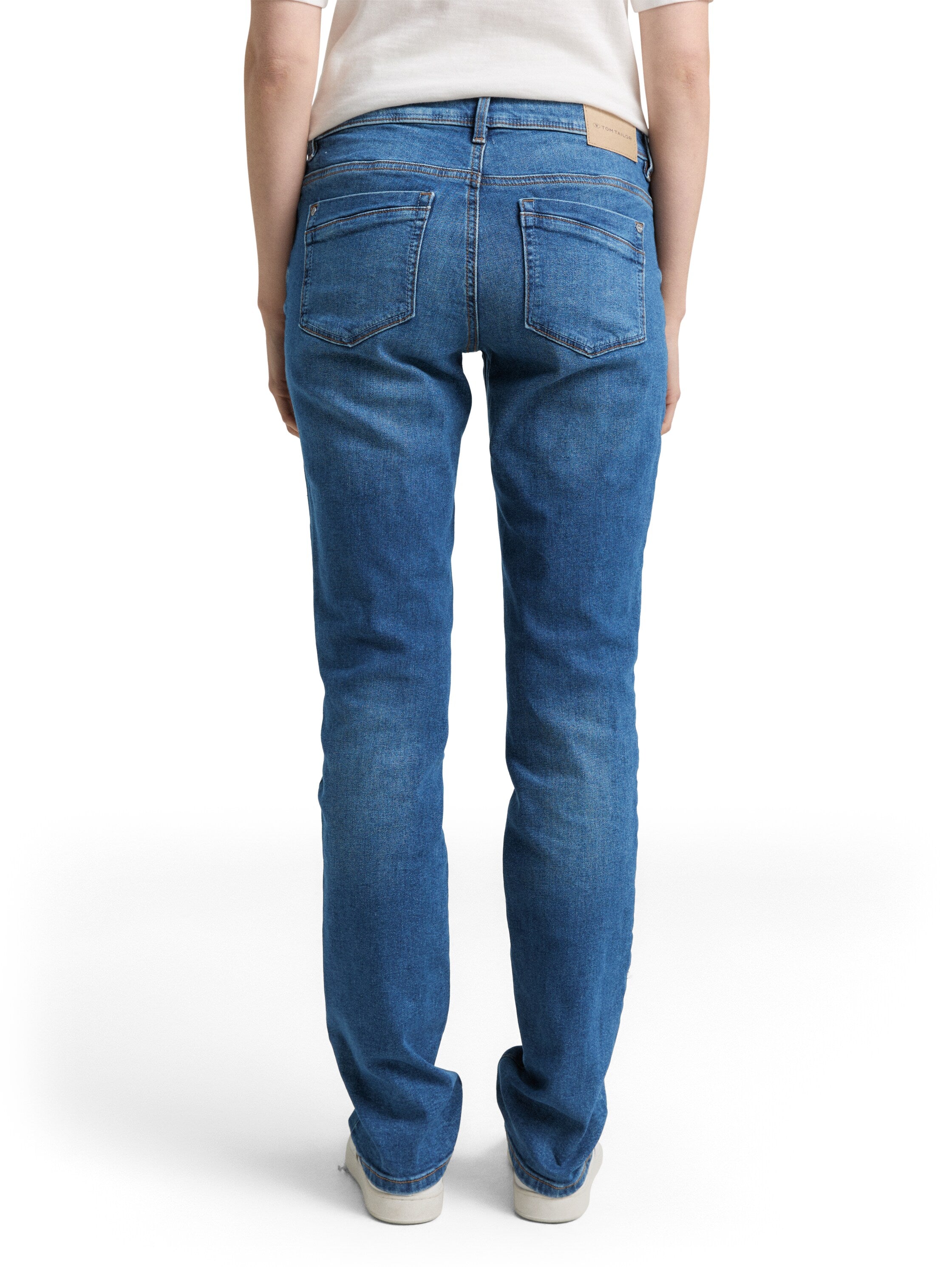Tom Tailor Denim Straight Fit Jeanshose für Erwachsene Weiblich mit Stretch-Anteil