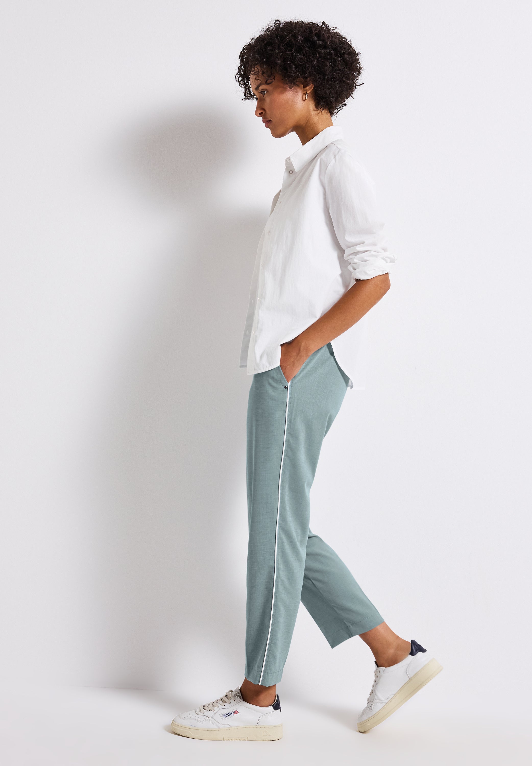 Street One Melange Hose Bonny Damen Figurfreundlicher Style