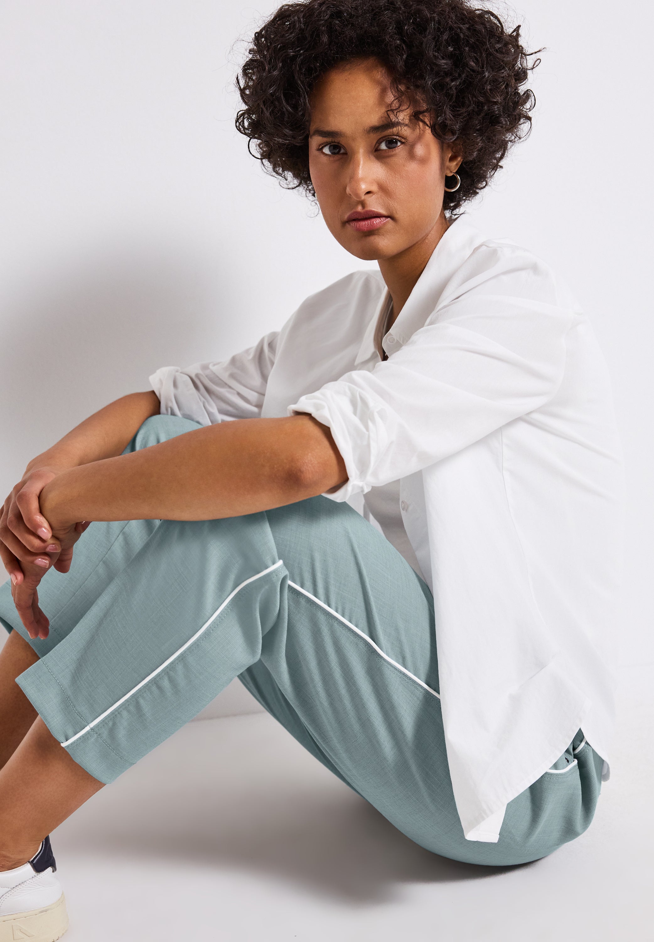 Street One Melange Hose Bonny Damen Figurfreundlicher Style