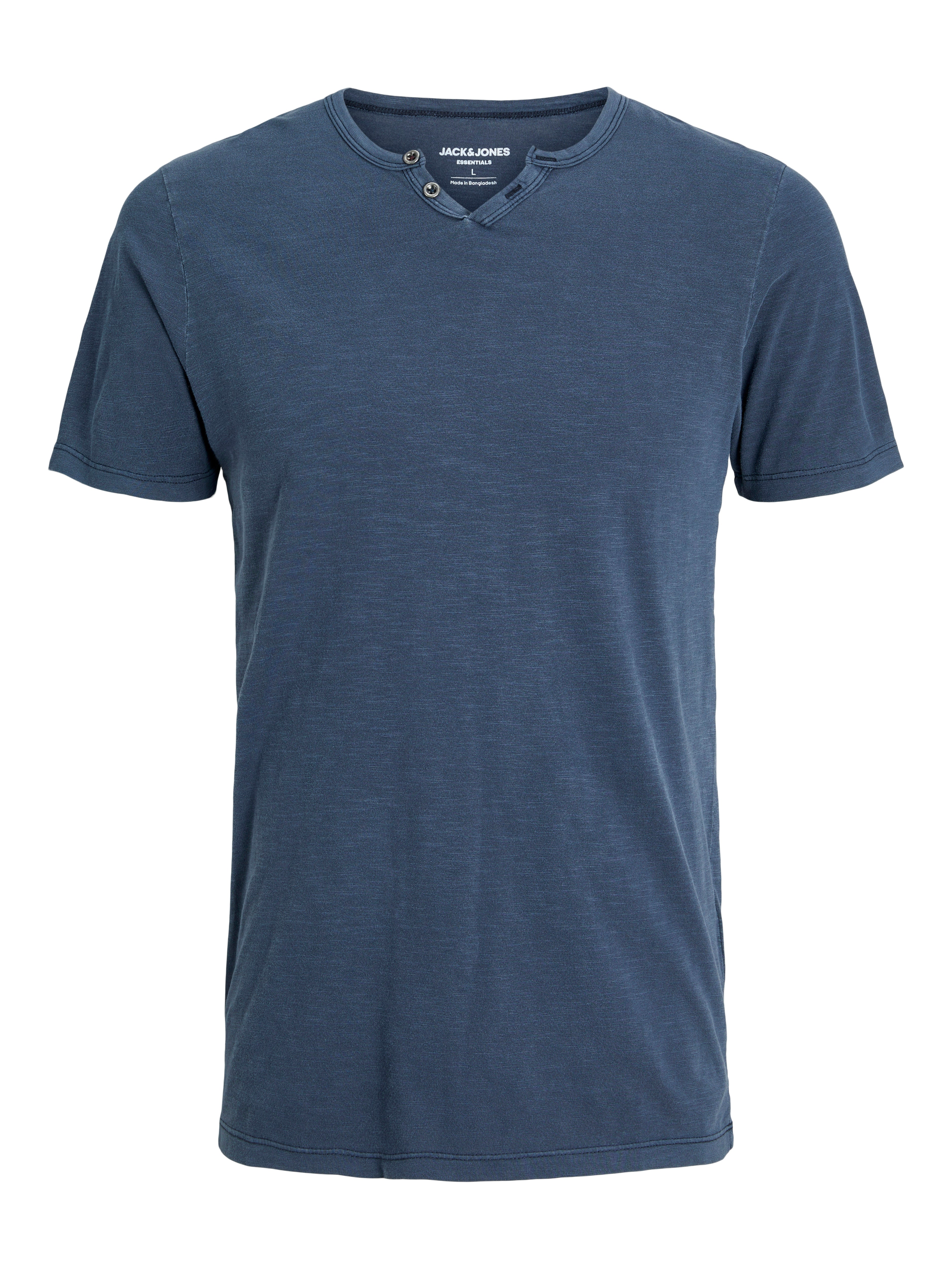 Bestseller Slub-Gewebe T-shirt Damen Used-Look