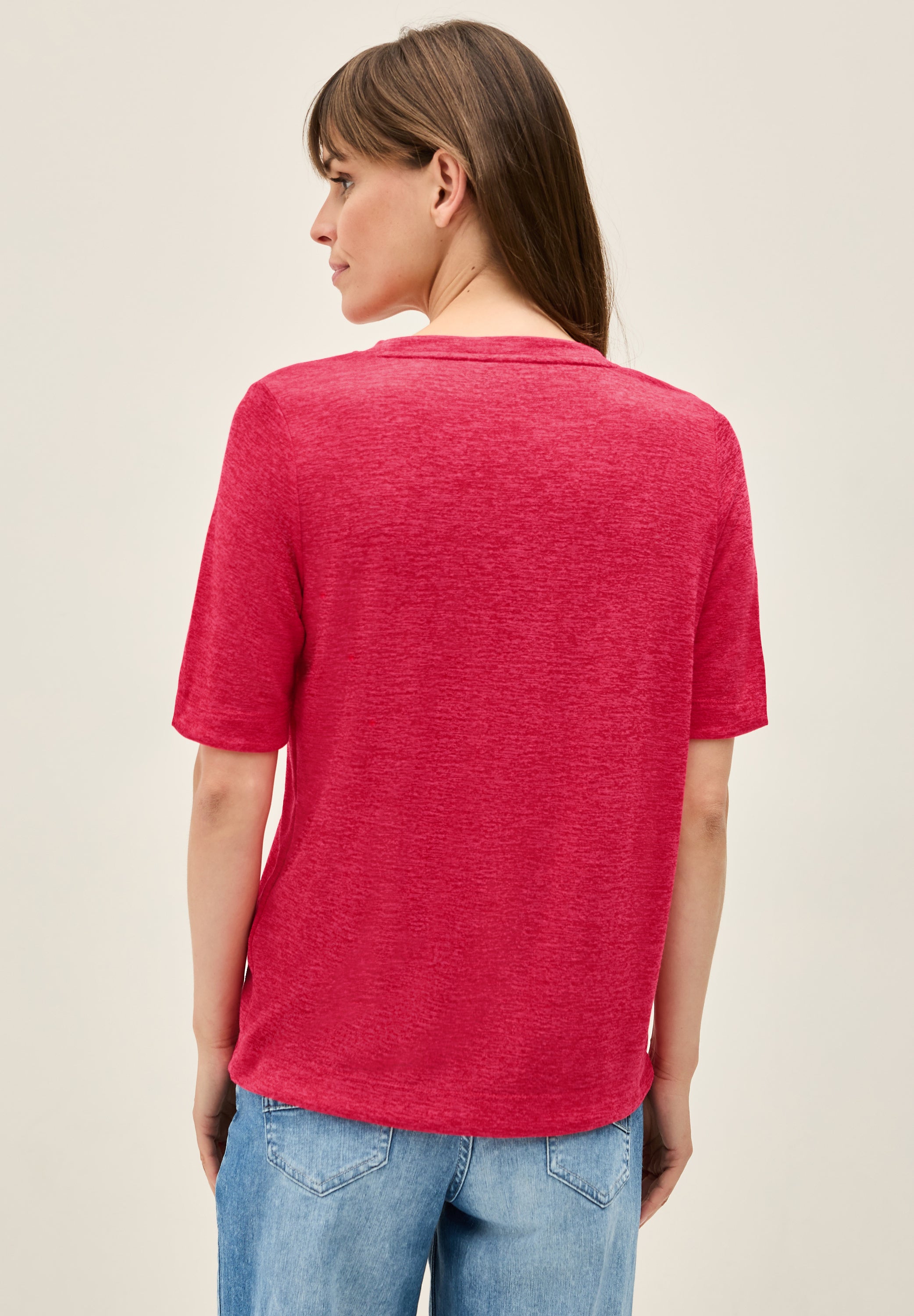 CECIL T-Shirt Damen Silikon-Print Jersey-Qualität