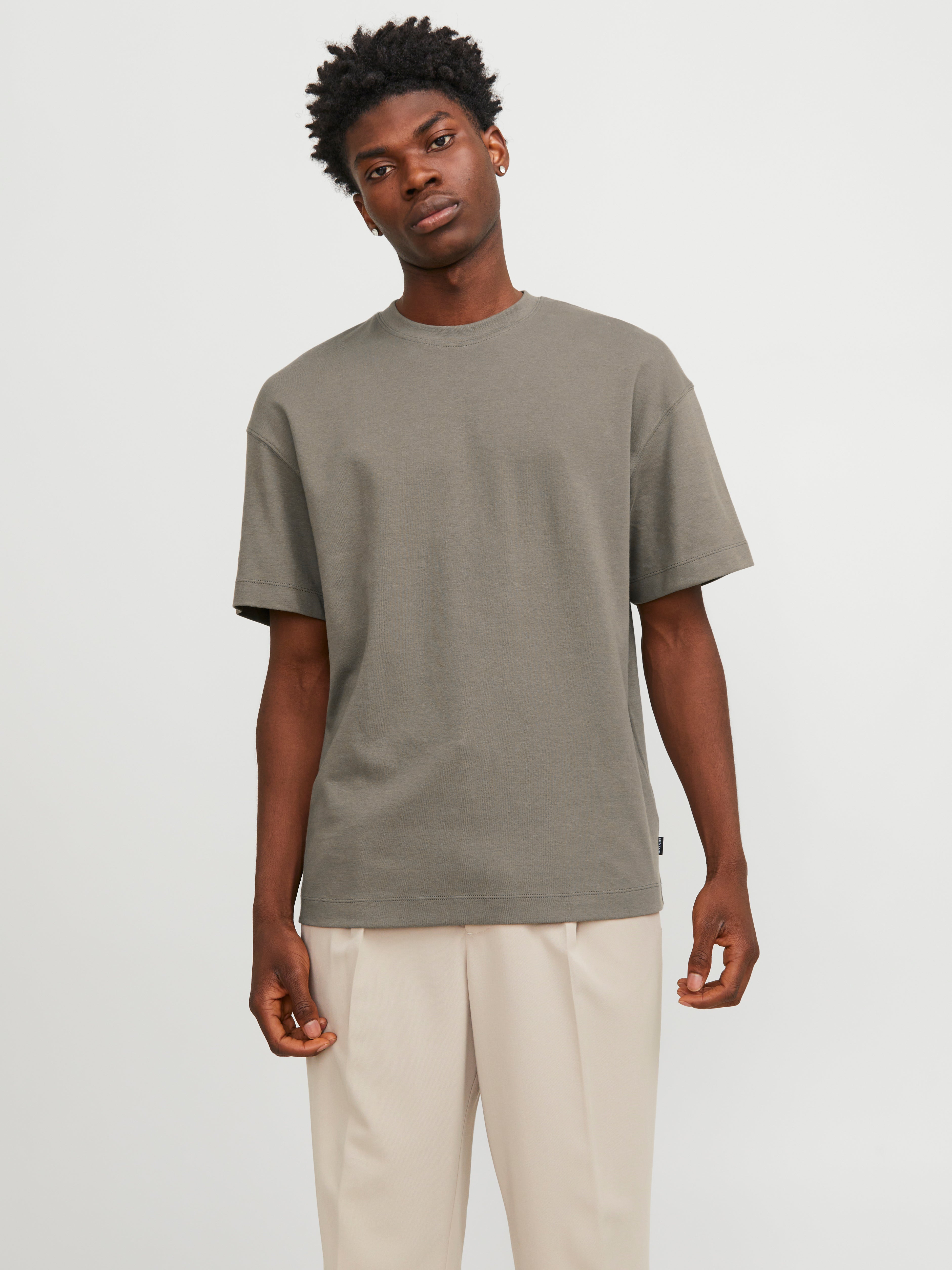 Bestseller Basic-T-Shirt Erwachsene Weiches Jersey Rundhals