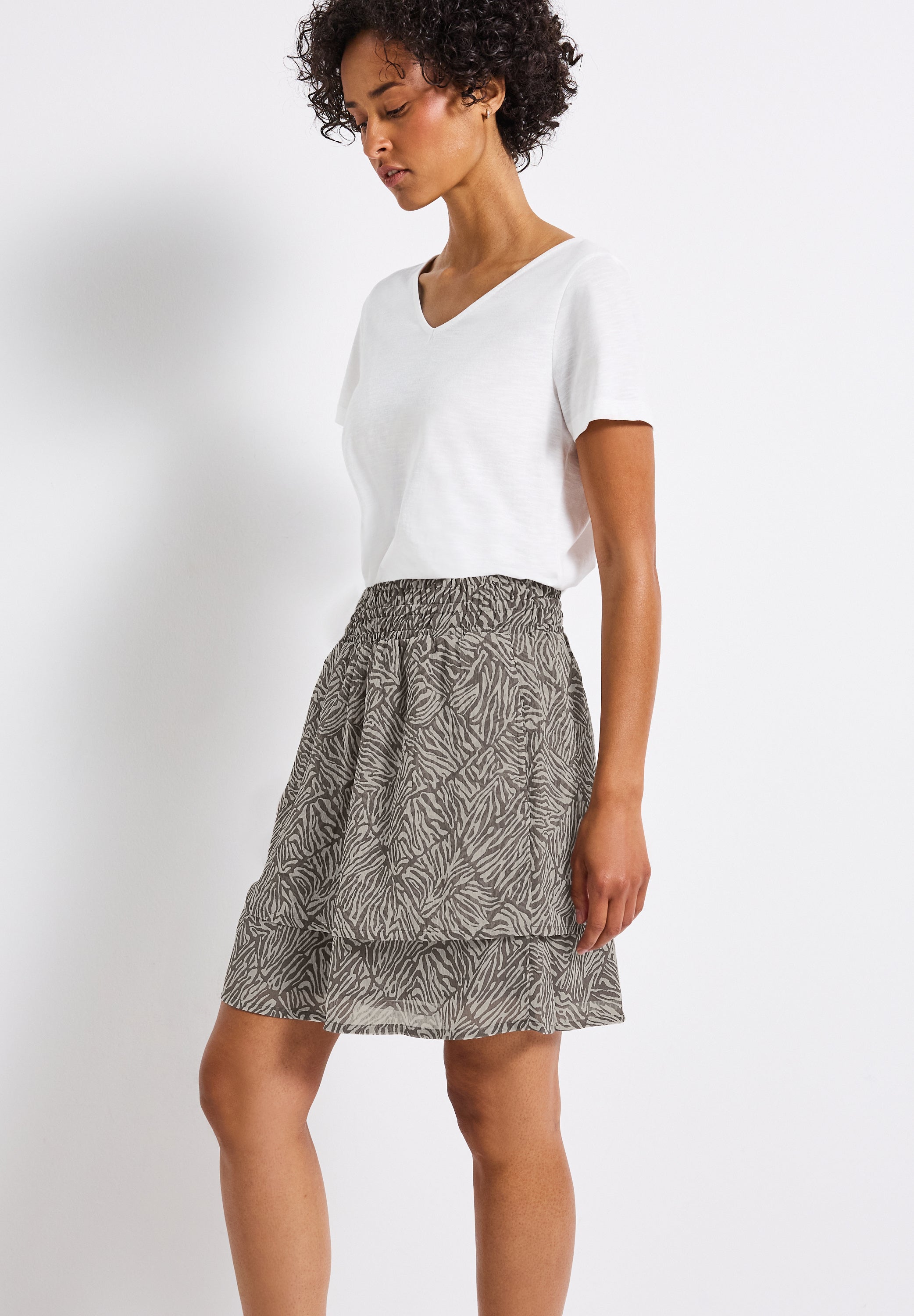 Street One Volant-Rock Damen Leicht Elastisch