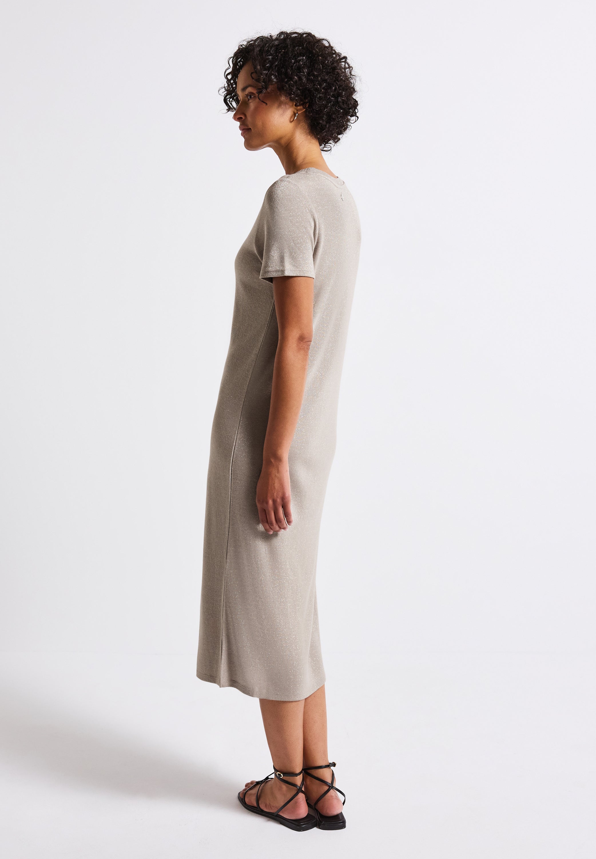 Street One T-Shirt Kleid Damen mit Glitzerdetails