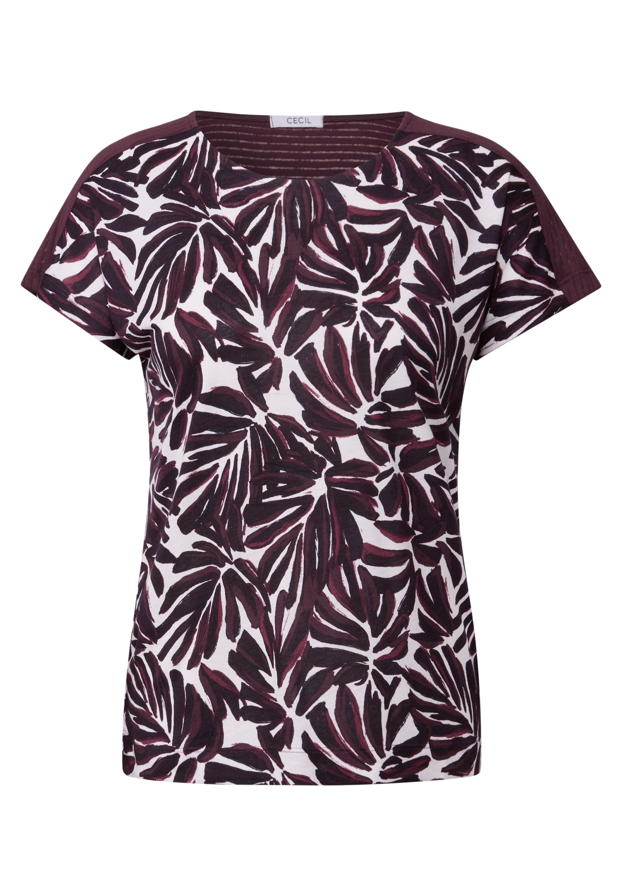 CECIL Print Shirt Damen Grafisches Muster Ausbrenner-Optik