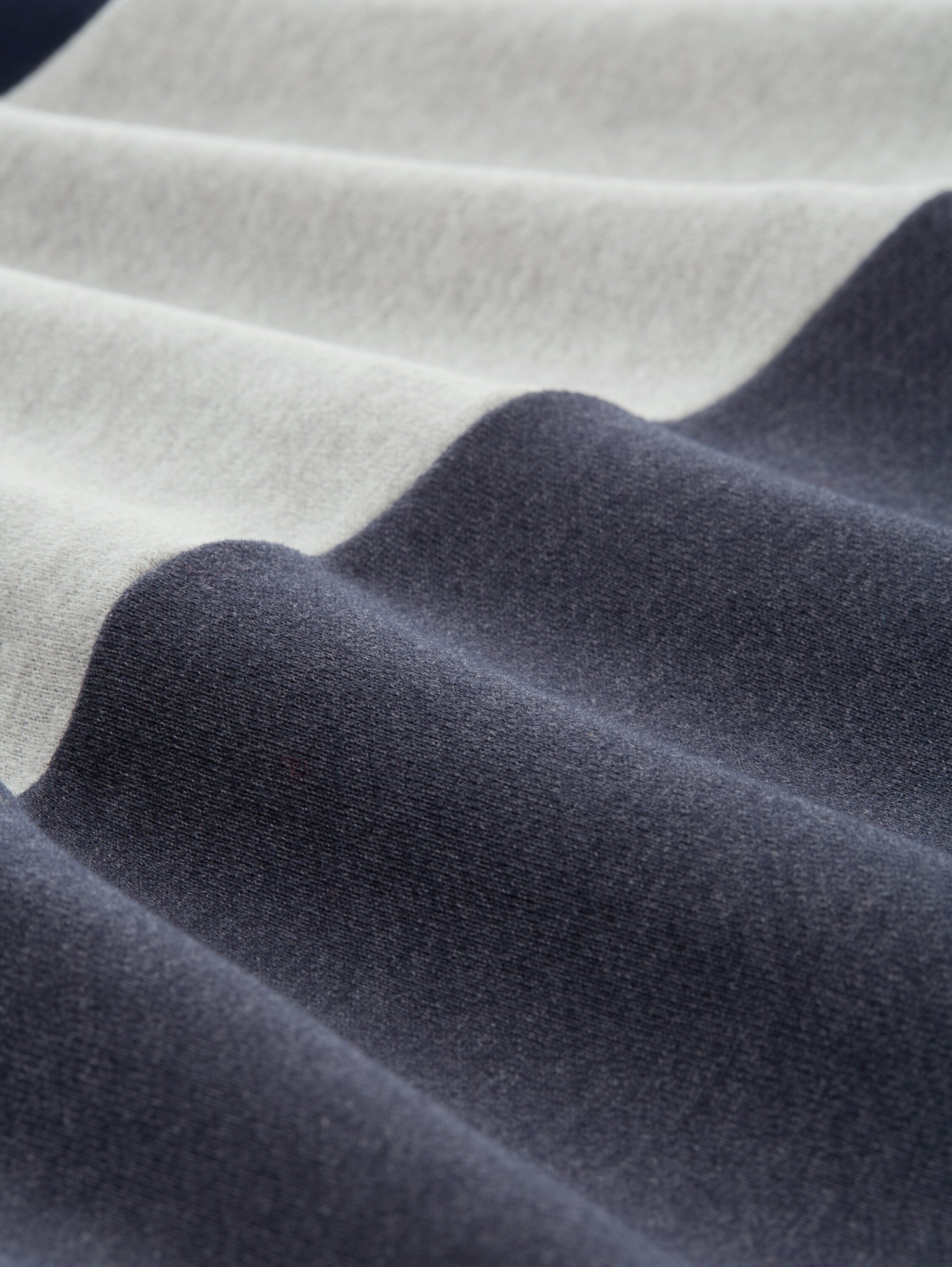 Tom Tailor Denim Herren Sweatshirt mit Kordelzug am Schalkragen und Logo-Badge am Ärmel