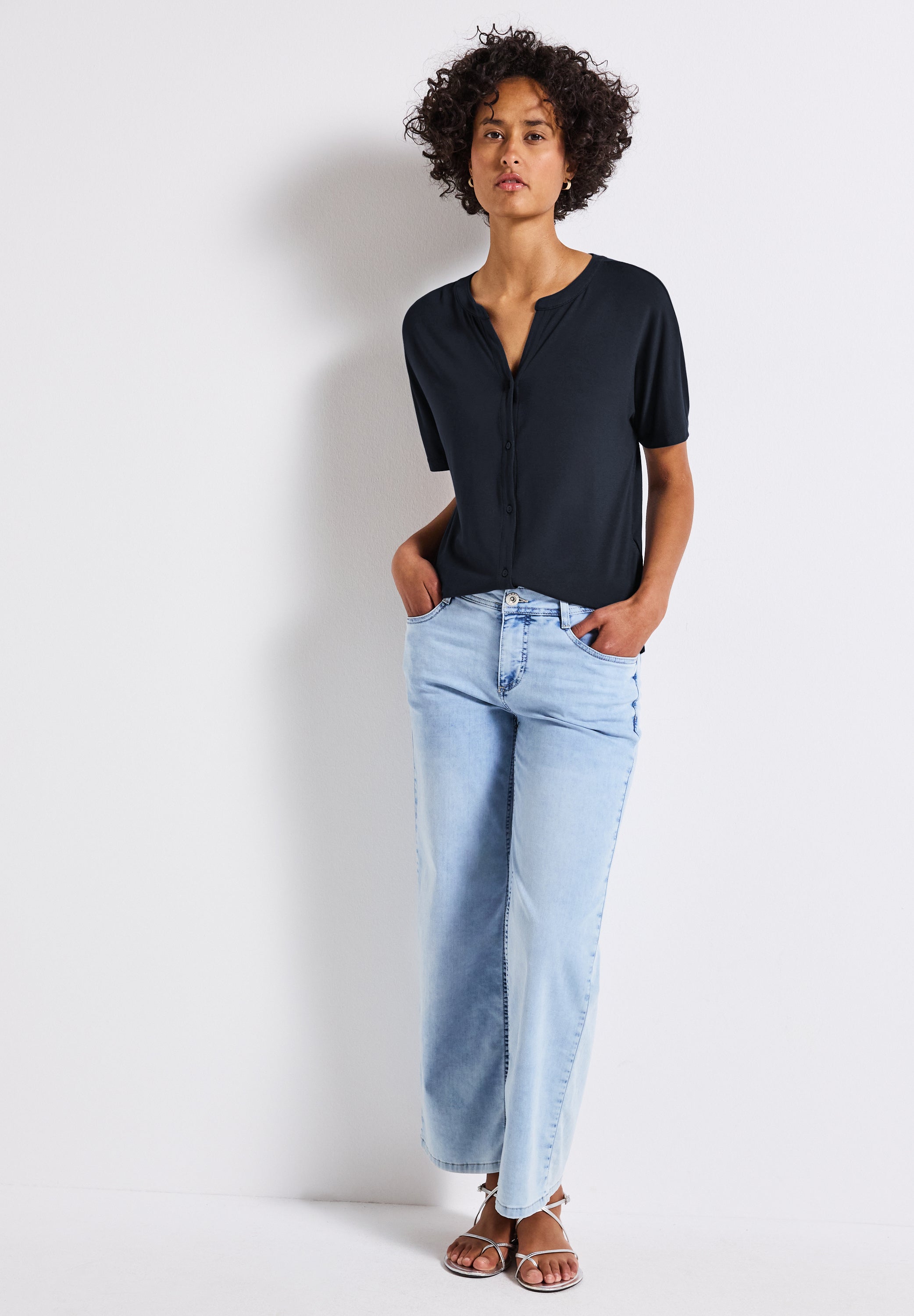 Street One Tunika-Shirt Damen Lässig Feminin Sommer