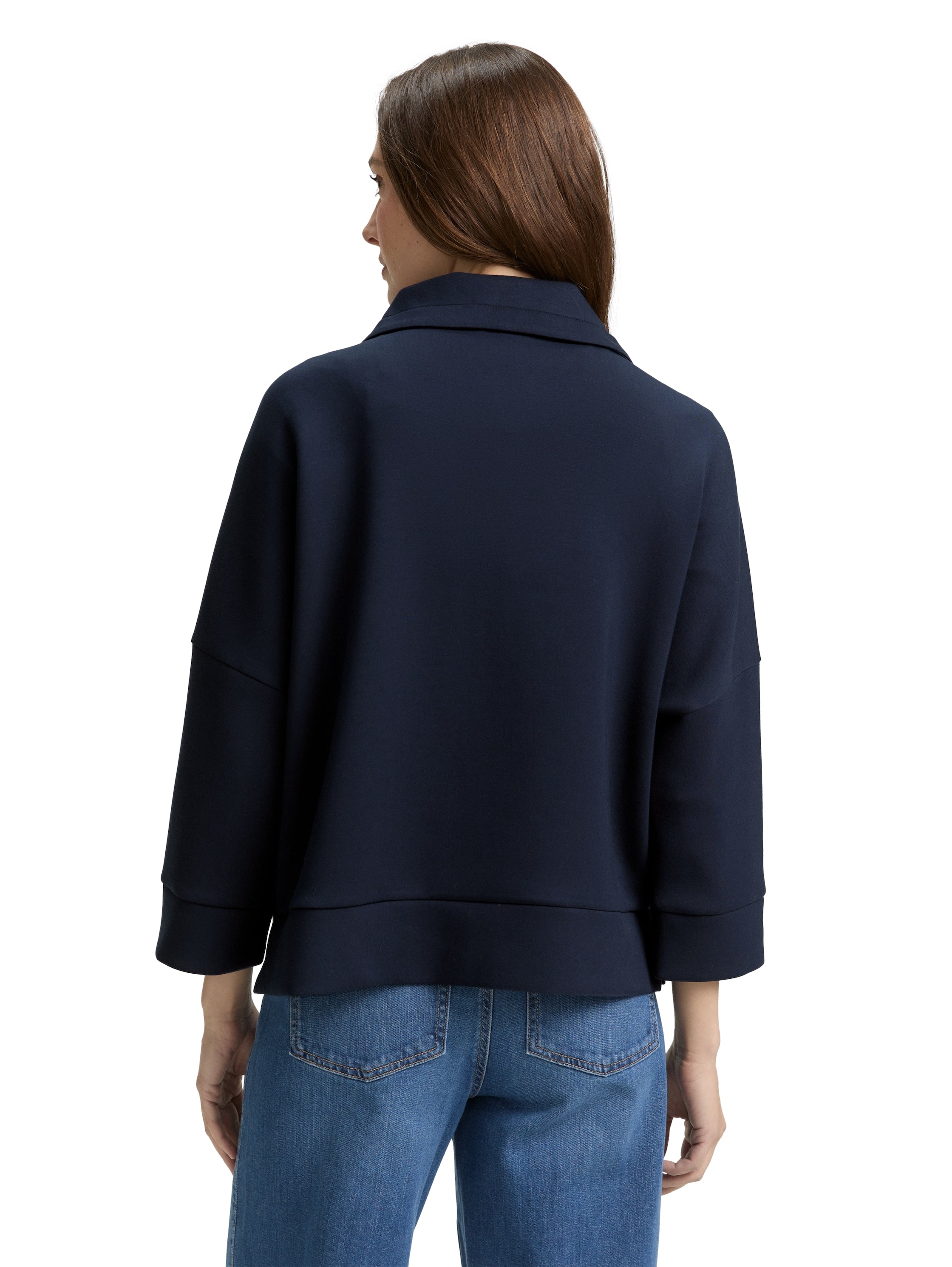 Tom Tailor Denim Sweatshirtjacke Damen bequem und stylisch