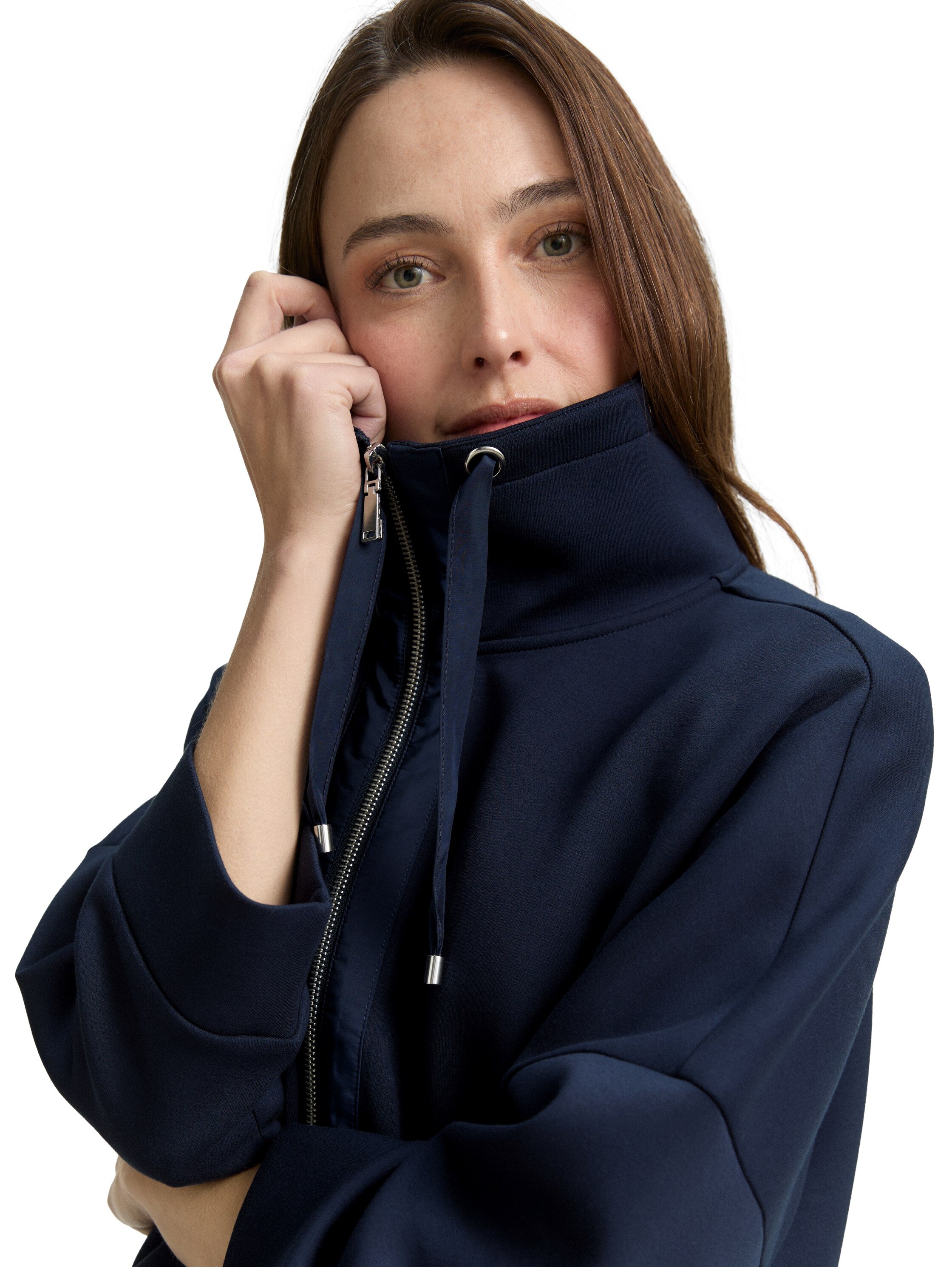 Tom Tailor Denim Sweatshirtjacke Damen bequem und stylisch