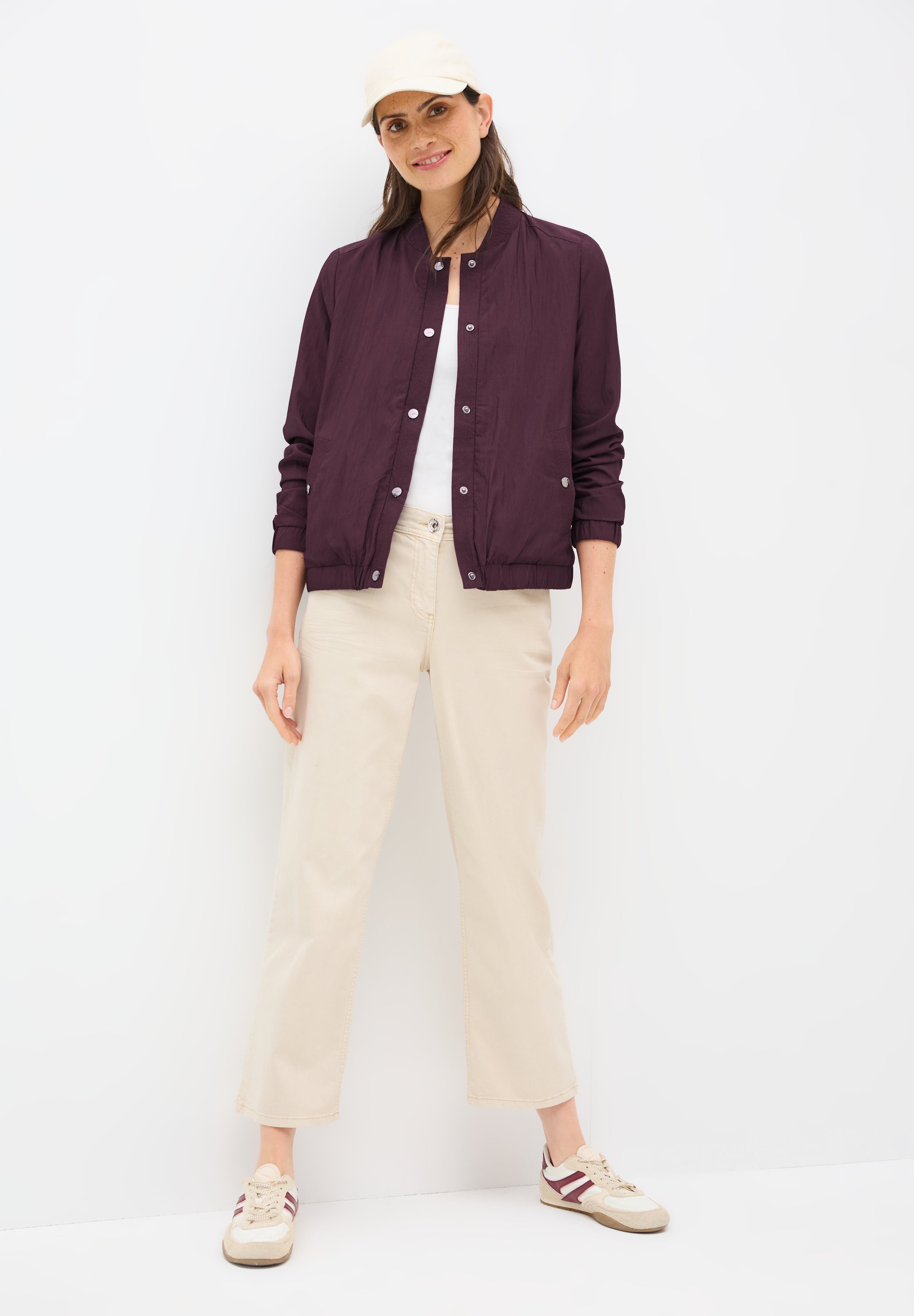 CECIL Leichter Blouson Damen Sportiver Stehkragen Elastischer Bund