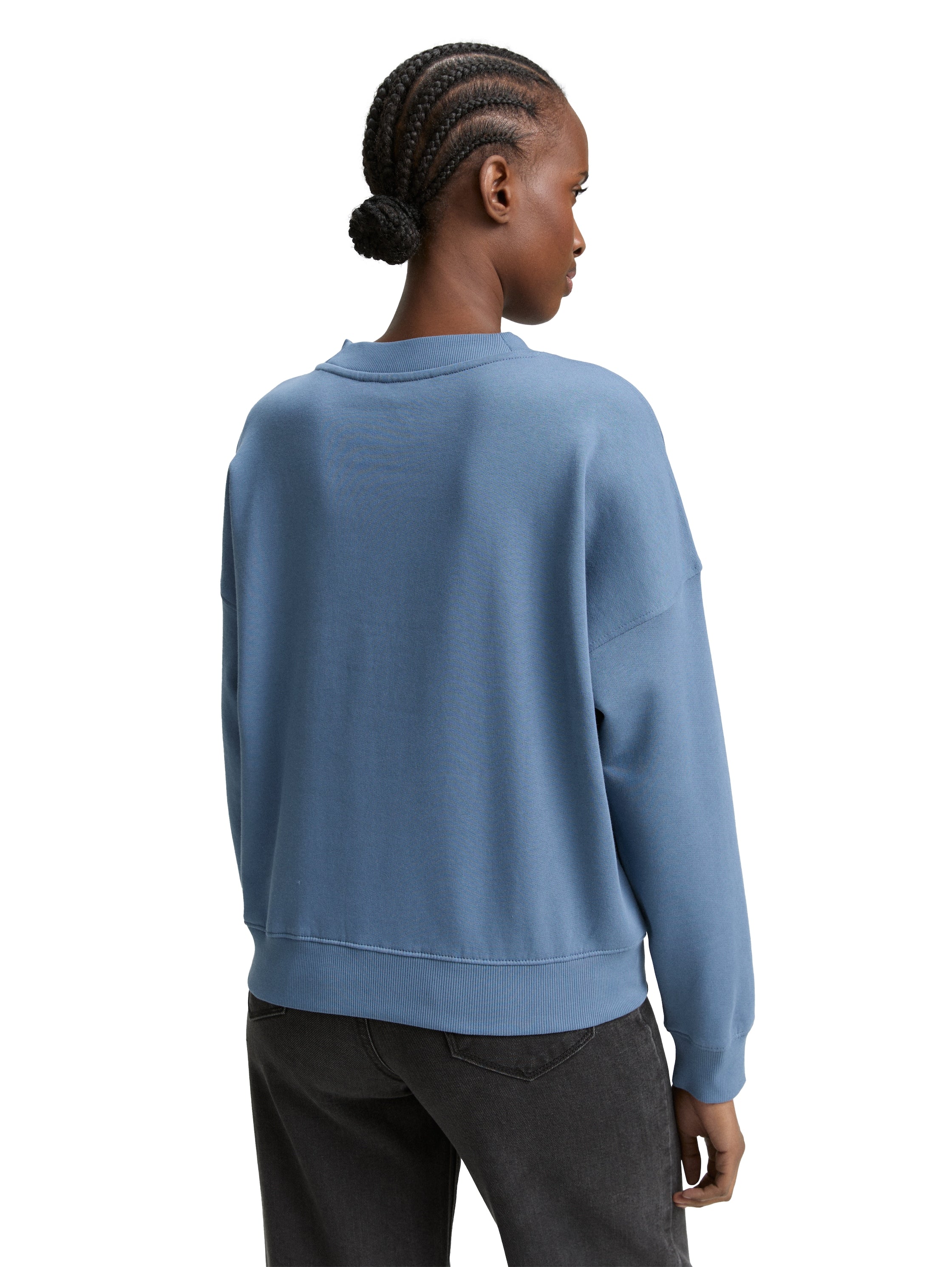 Tom Tailor Denim Sweatshirt Loose Fit Female Warm & Soft