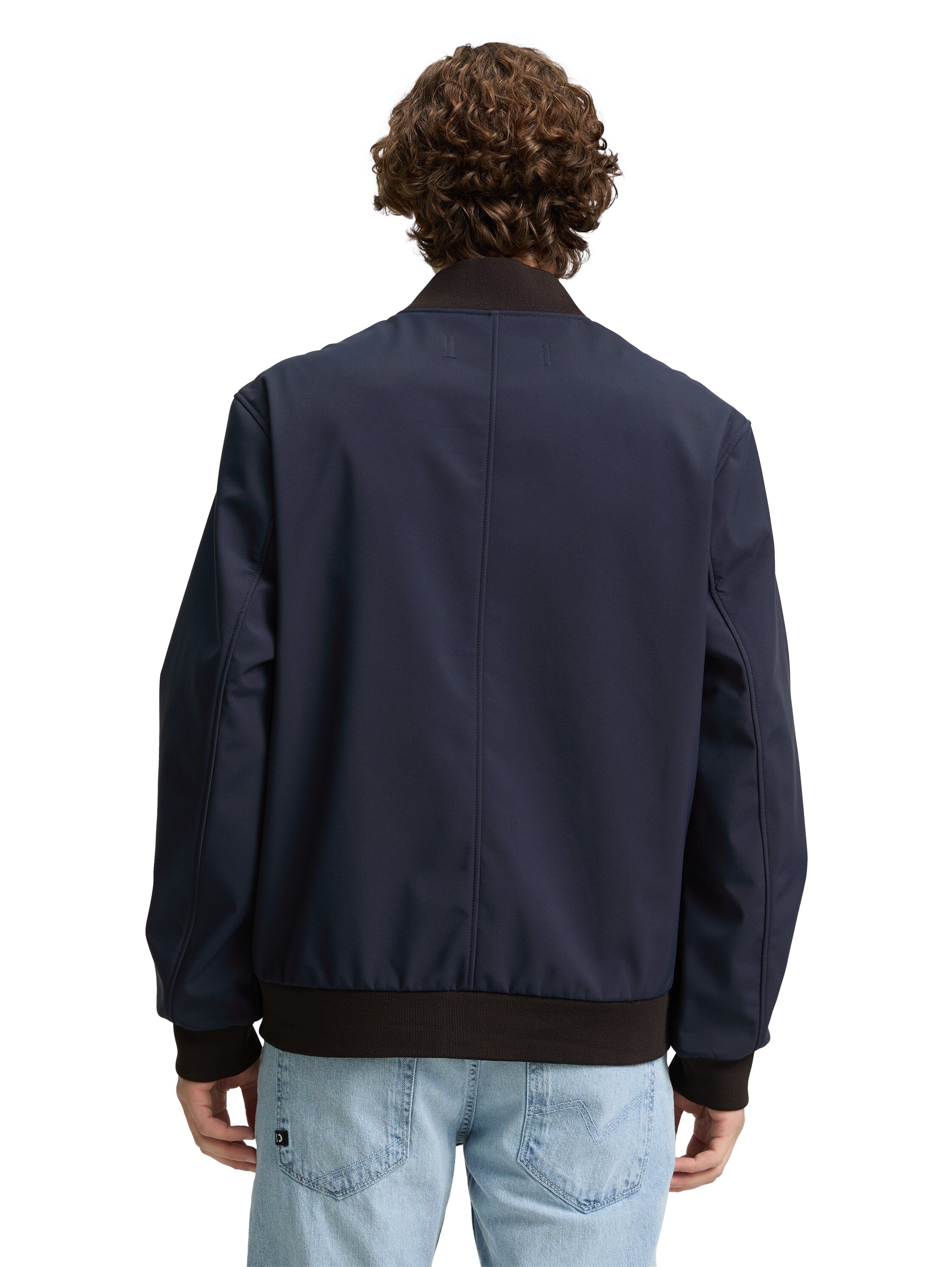 Tom Tailor Denim Bomberjacke für Herren mit Rippbündchen