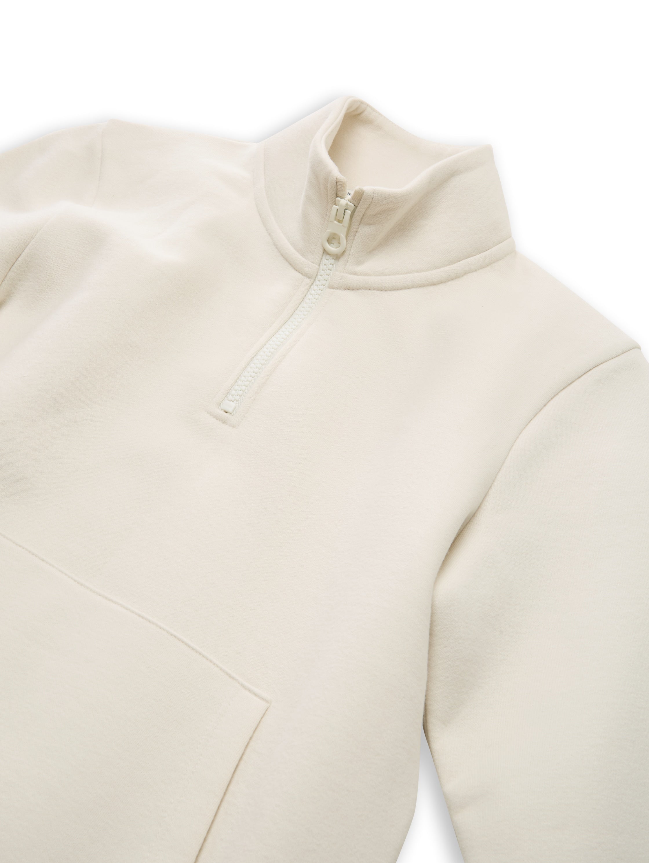 Tom Tailor Denim Kinder Sweatshirt Troyer-Stil mit Reißverschluss und Kängurutasche