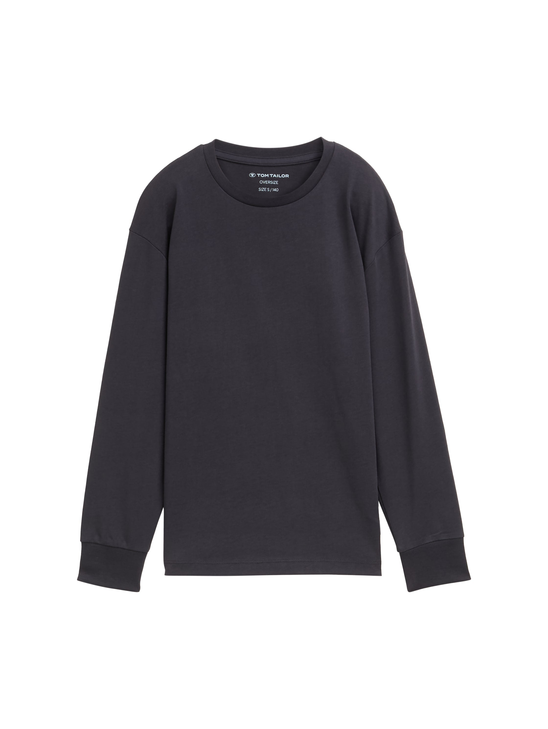 Tom Tailor Denim Male Kinder Longsleeve Badge-Detail Baumwolle