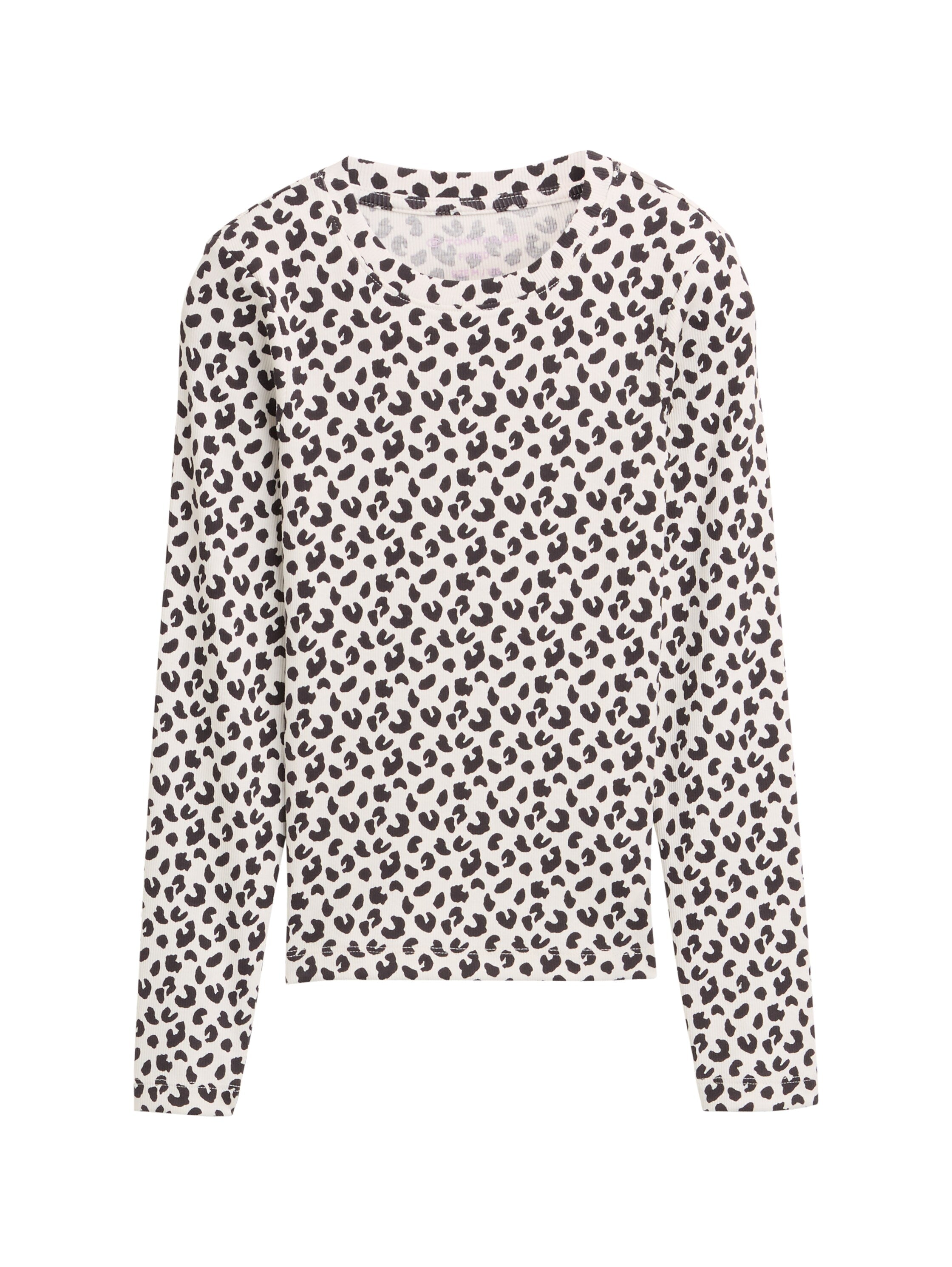 Tom Tailor Denim Longsleeve Kinder Weiblich mit Leopardenmuster