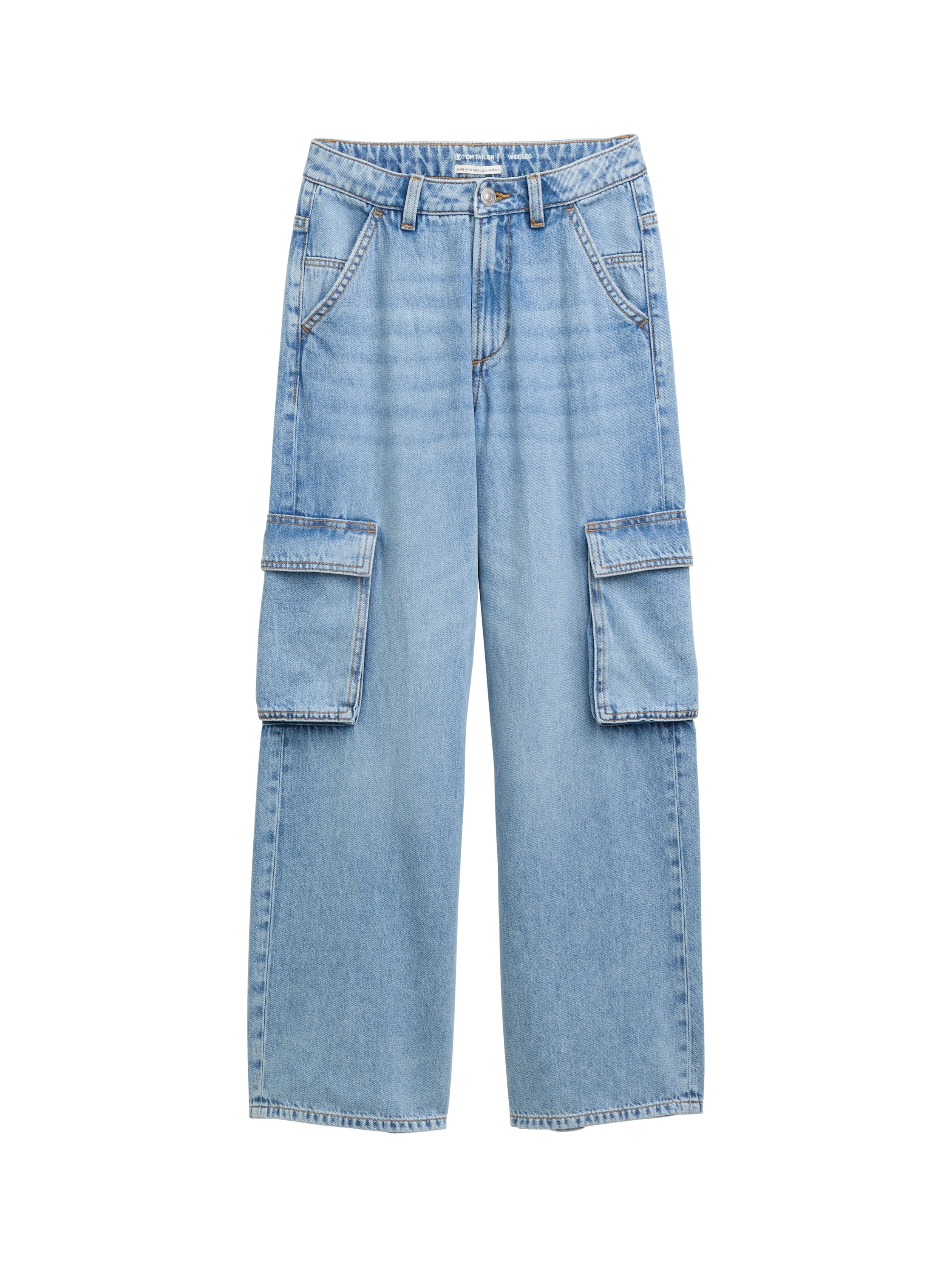 Tom Tailor Denim Kinder Cargo Jeanshose Weiblich Flexibler Bund
